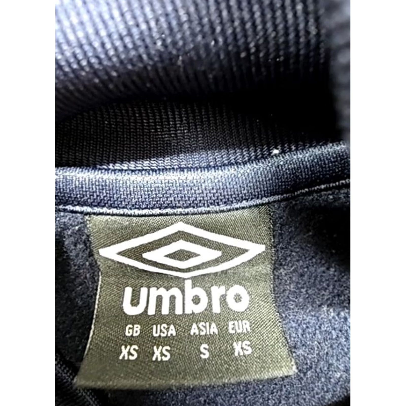 Umbro Umbro Boys Navy Mock Neck Soccer Jacket Size XS Lightweight Pullover Size US XS / EU 42 / 0 - 3 Thumbnail