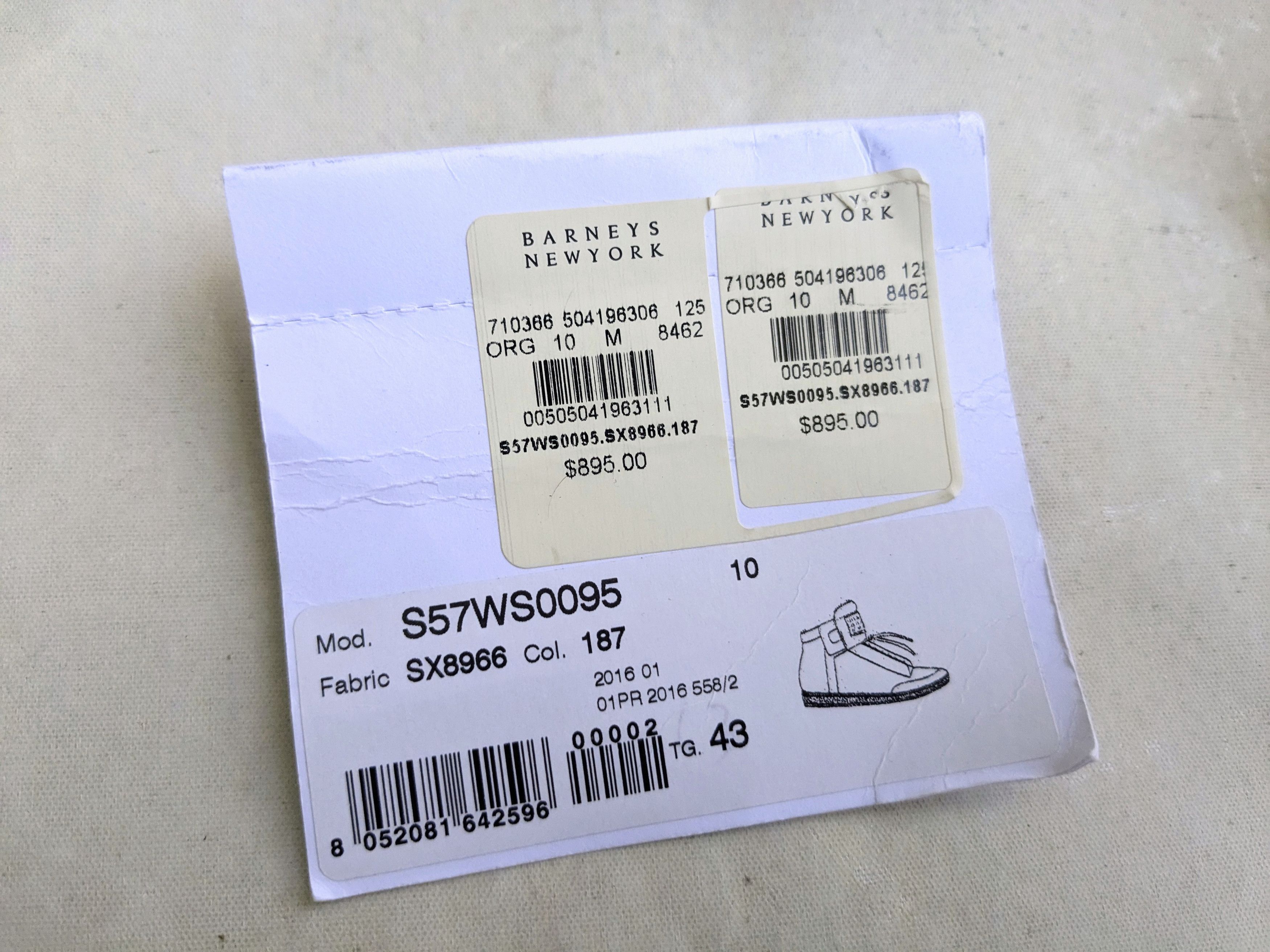 Maison Margiela Maison Margiela Future Orange High Tops 10 43 Size US 10 / EU 43 - 17 Thumbnail