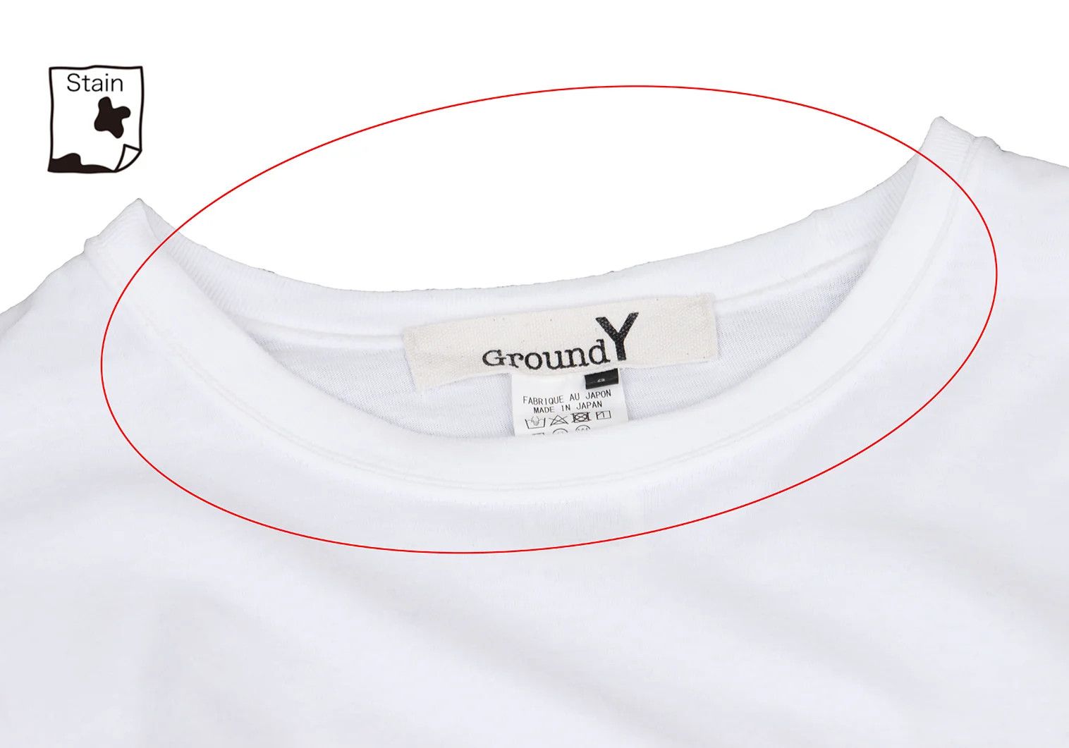 Yohji Yamamoto Back Logo Cotton Crew Neck T-Shirt White 3 Size US S / EU 44-46 / 1 - 3 Thumbnail