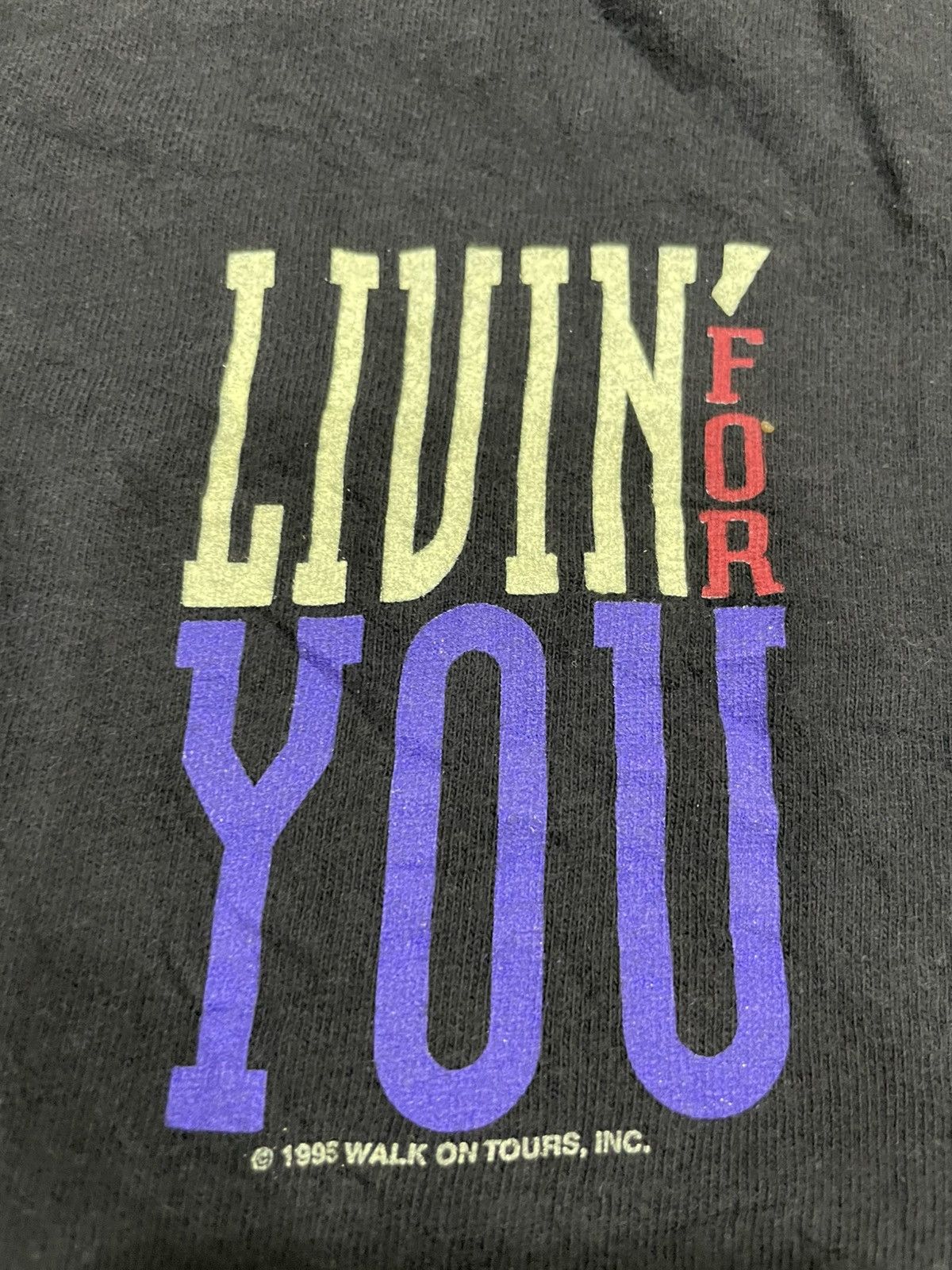 Band Tees Vintage Boston Band 1995 Livin for you promo Tour Epic label Size US XL / EU 56 / 4 - 4 Thumbnail