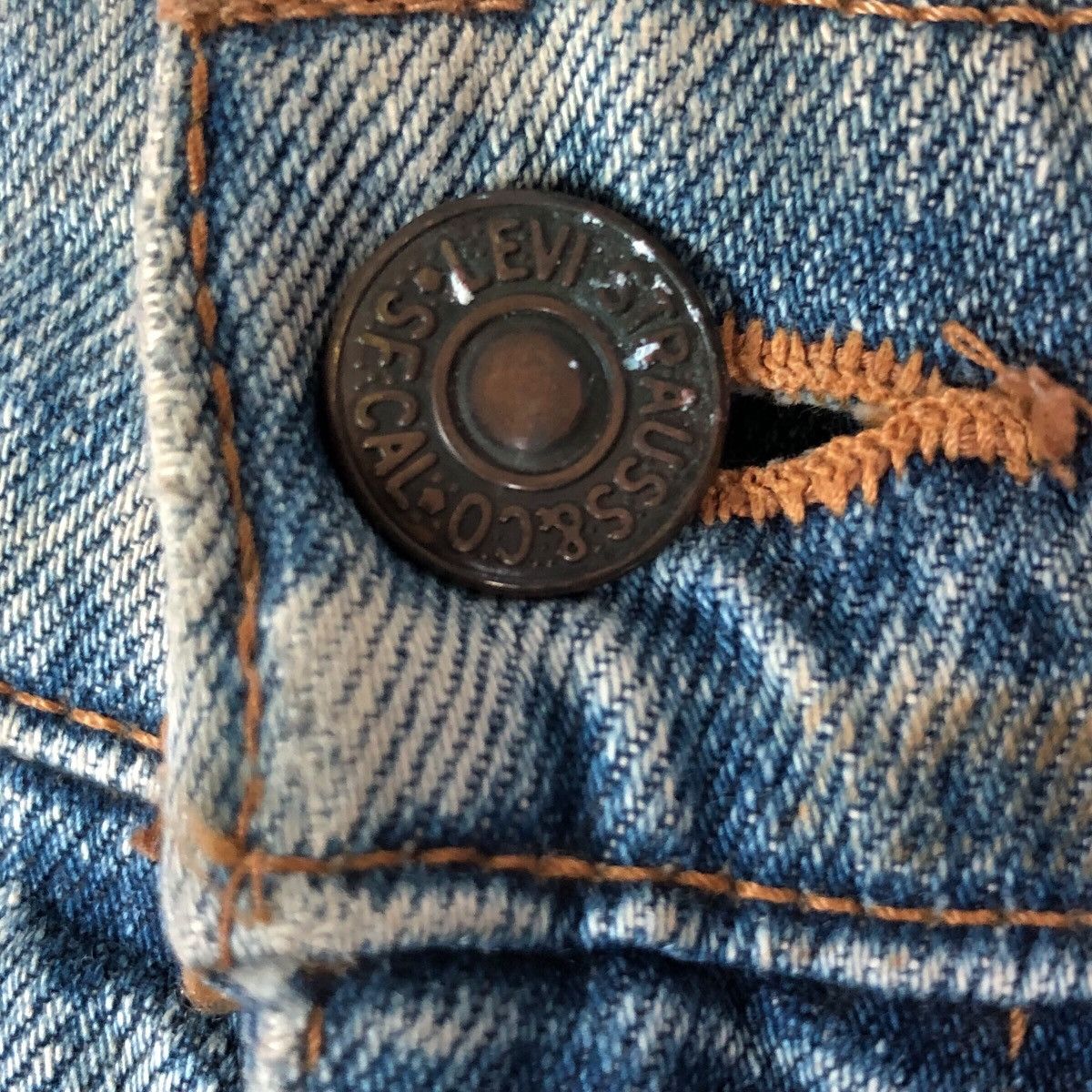 Levi's Vintage Levi’s Distressed Denim Jeans Size US 29 - 3 Thumbnail