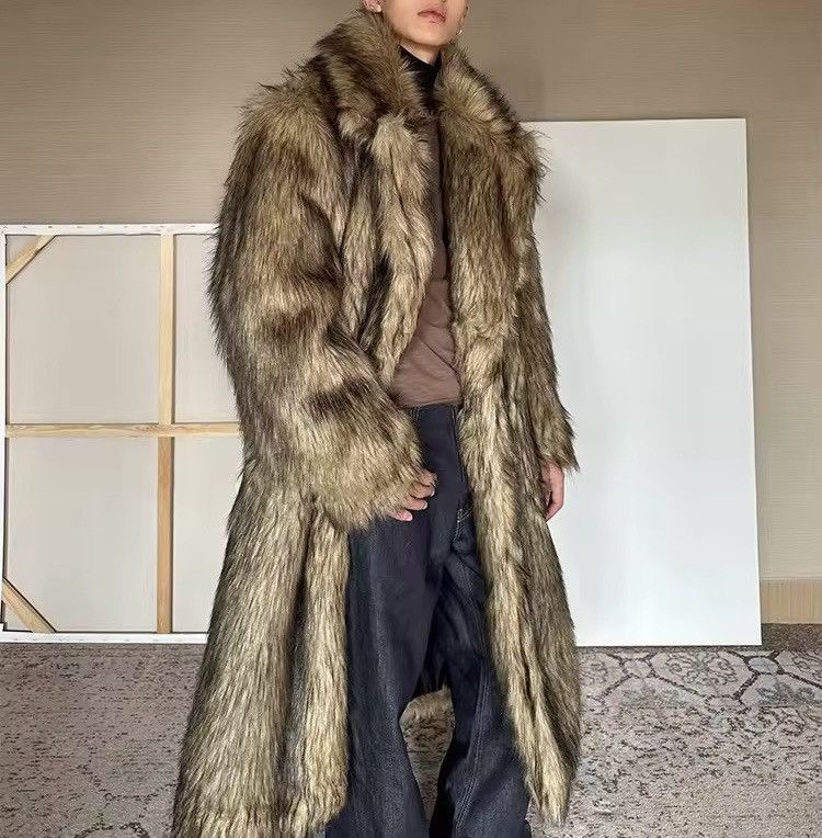 Other Faux Fur Designer Streetwear Maxi Winter Warm Men’s Coat Size US L / EU 52-54 / 3 - 2 Thumbnail
