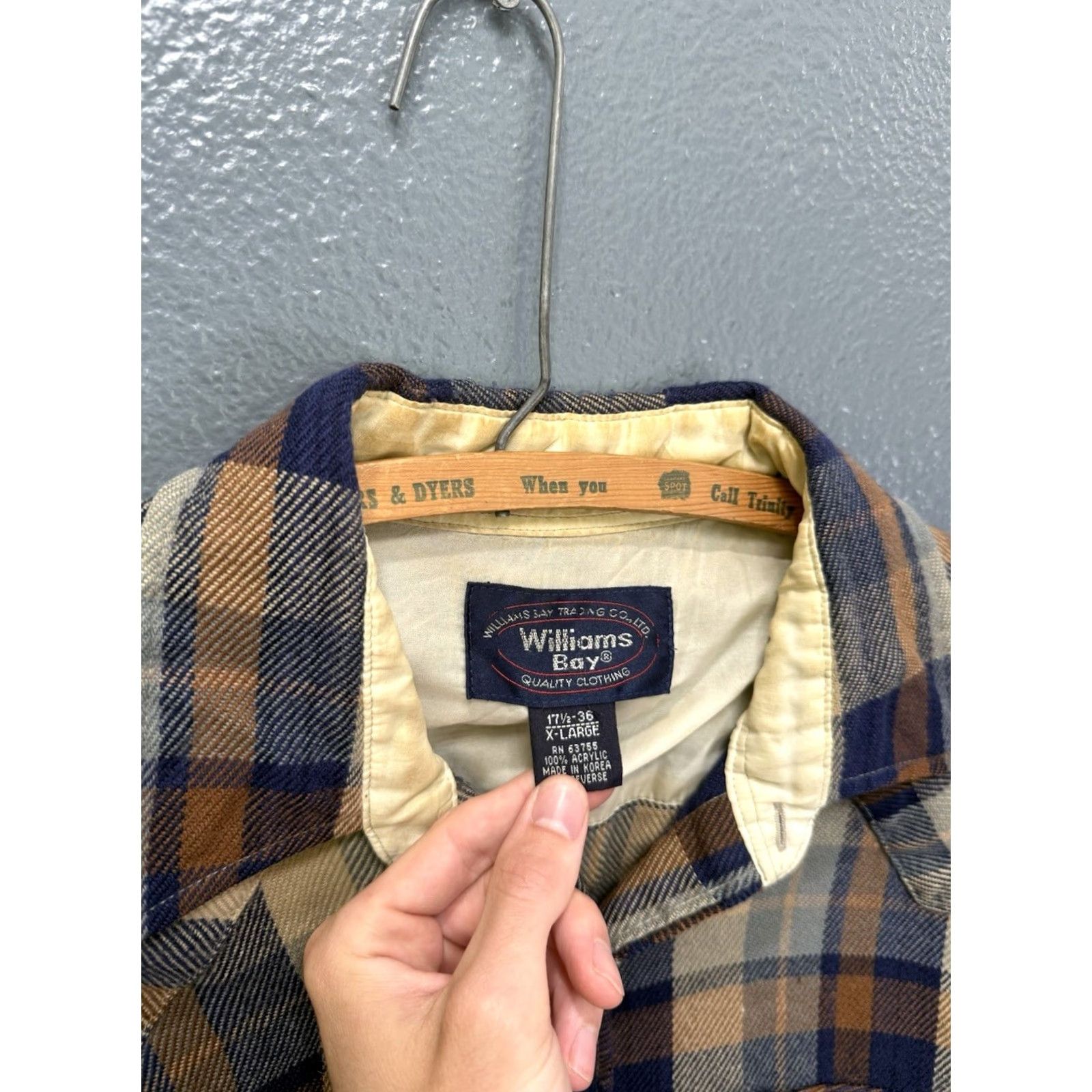 Vintage VINTAGE Williams Bay Plaid Button-Up Flannel Shirt XL Men Brown 80s Size US XL / EU 56 / 4 - 2 Thumbnail