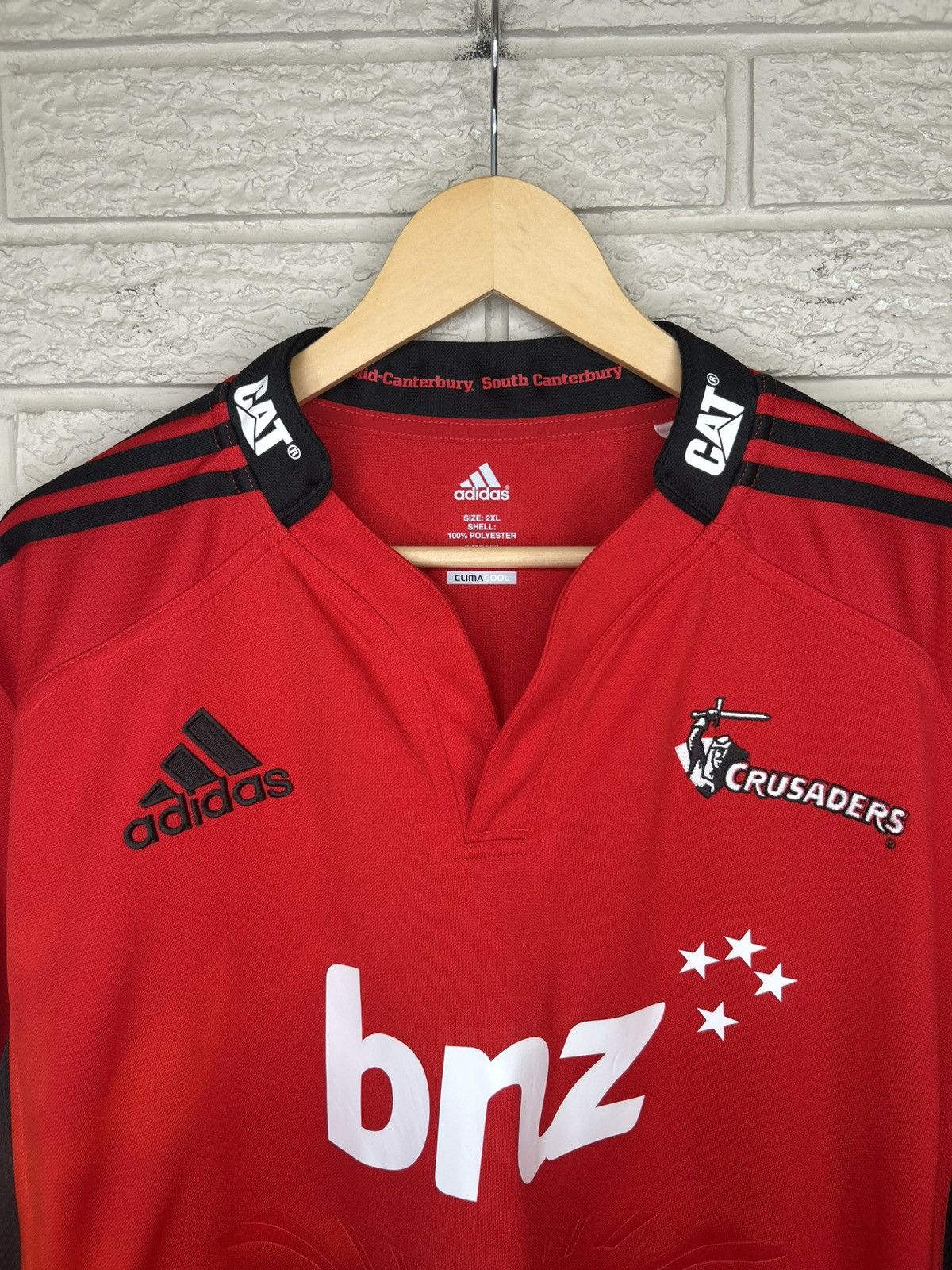 Adidas Adidas Crusaders 2013 Home Rugby Jersey Size US XXL / EU 58 / 5 - 3 Thumbnail
