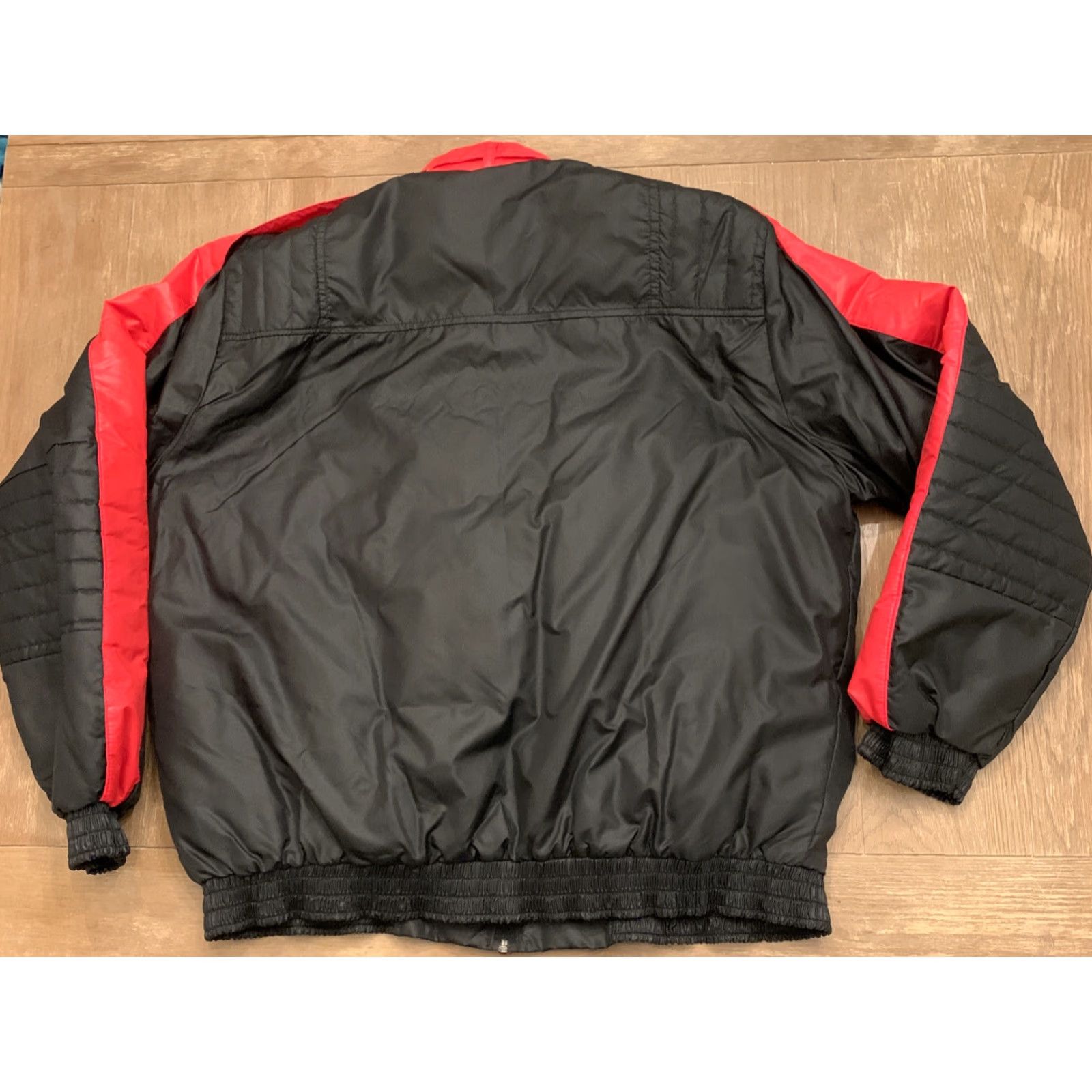 Vintage VINTAGE Lucas Challenge Horizon Sportswear Jacket 80s Bomber Black Red L Mens Size US L / EU 52-54 / 3 - 7 Thumbnail