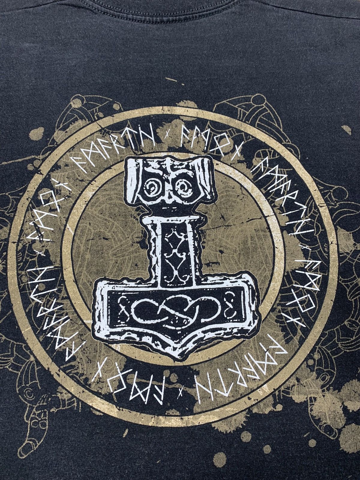 Band Tees × Vintage Vintage Amon Amarth Rock Band Tee Tshirt 00’S Size US S / EU 44-46 / 1 - 6 Thumbnail