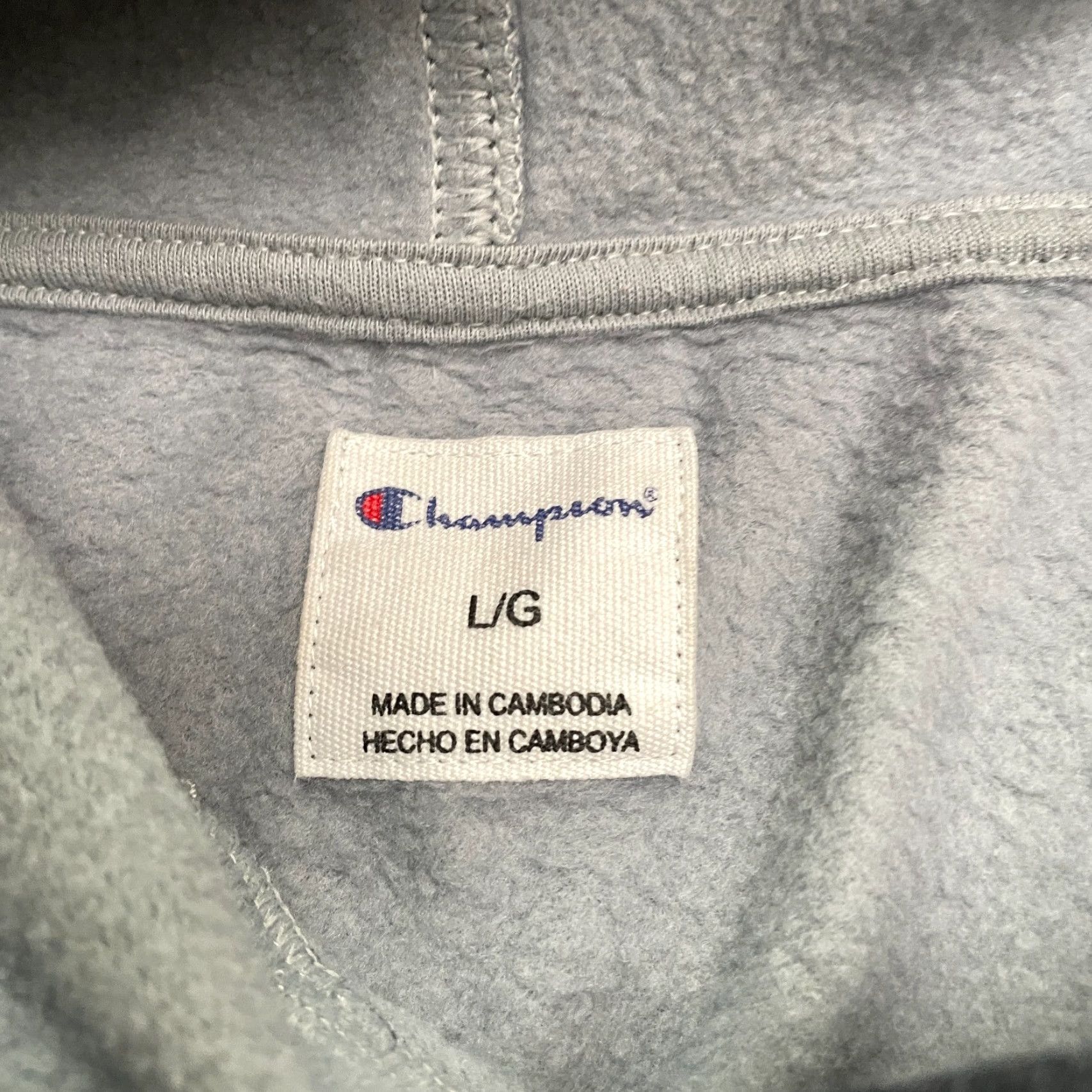 Champion Champion Hoodie Tie-Dye Womens L Blue Pullover Sweatshirt Casual Fleece Size L / US 10 / IT 46 - 5 Thumbnail
