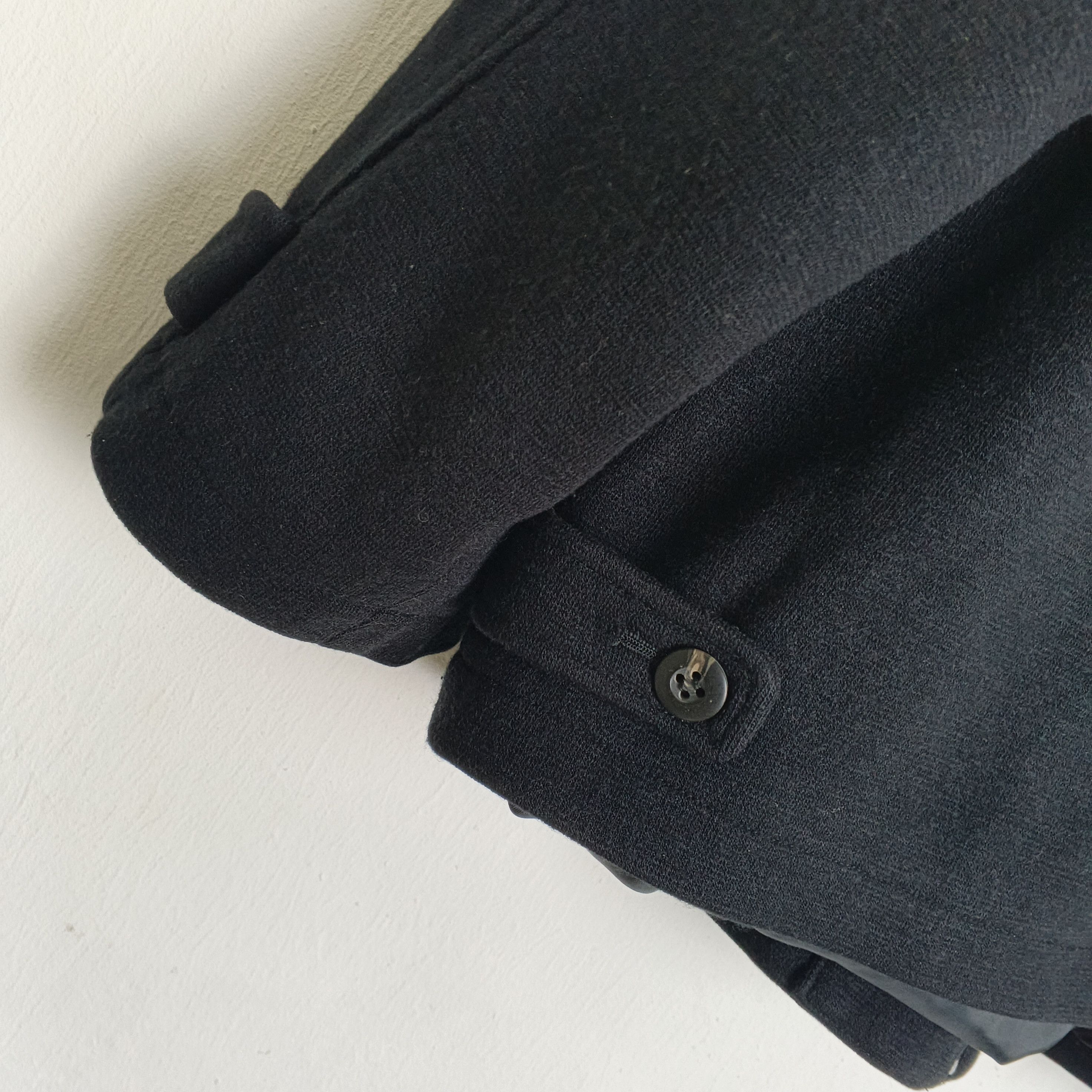 Versace RARE Vintage 90s Alfredo Versace Designer Wool Coat Size US L / EU 52-54 / 3 - 5 Thumbnail