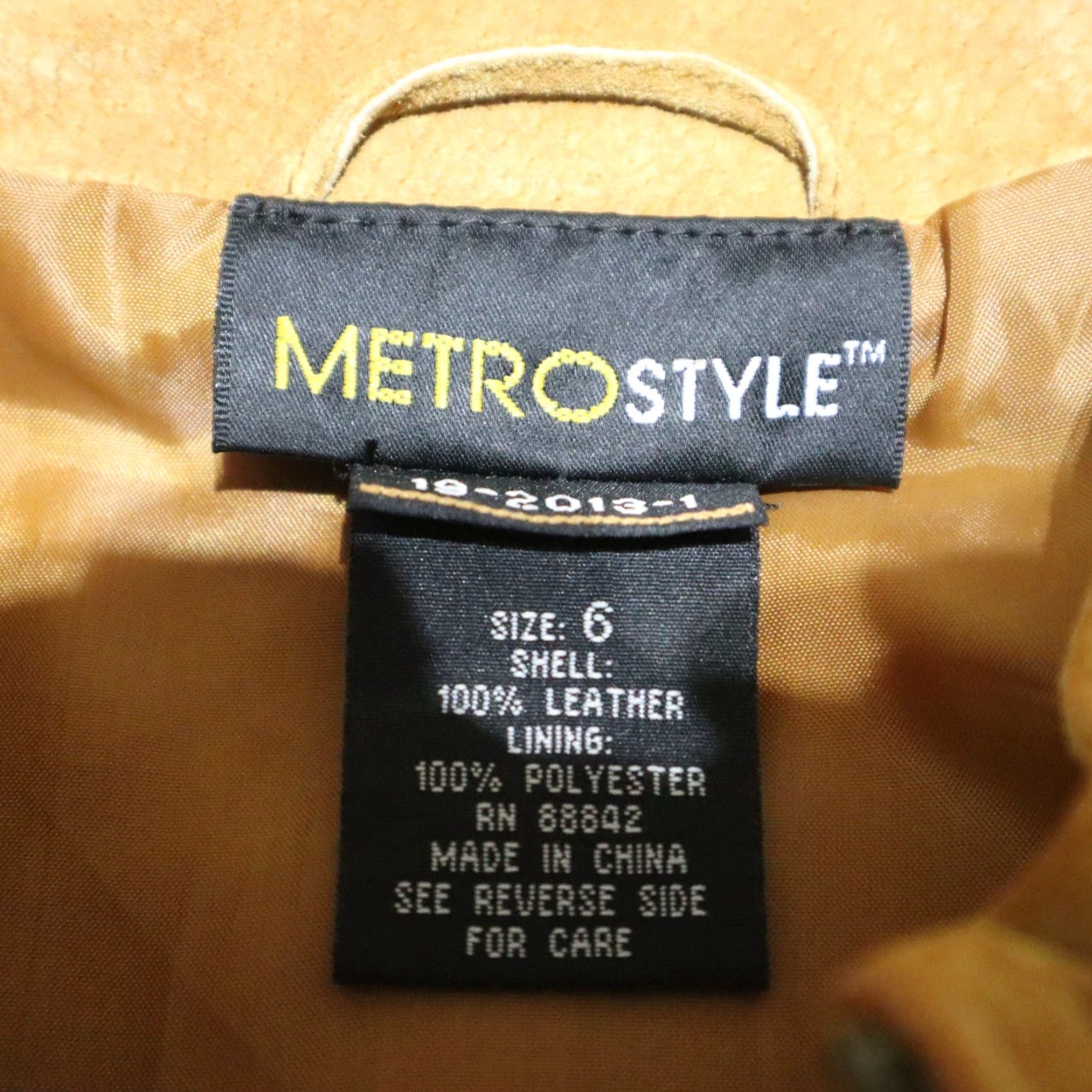 Vintage VINTAGE Leather Jacket and Skirt Set METROSTYLE Size 6 Small Size 28" / US 6 / IT 42 - 2 Thumbnail
