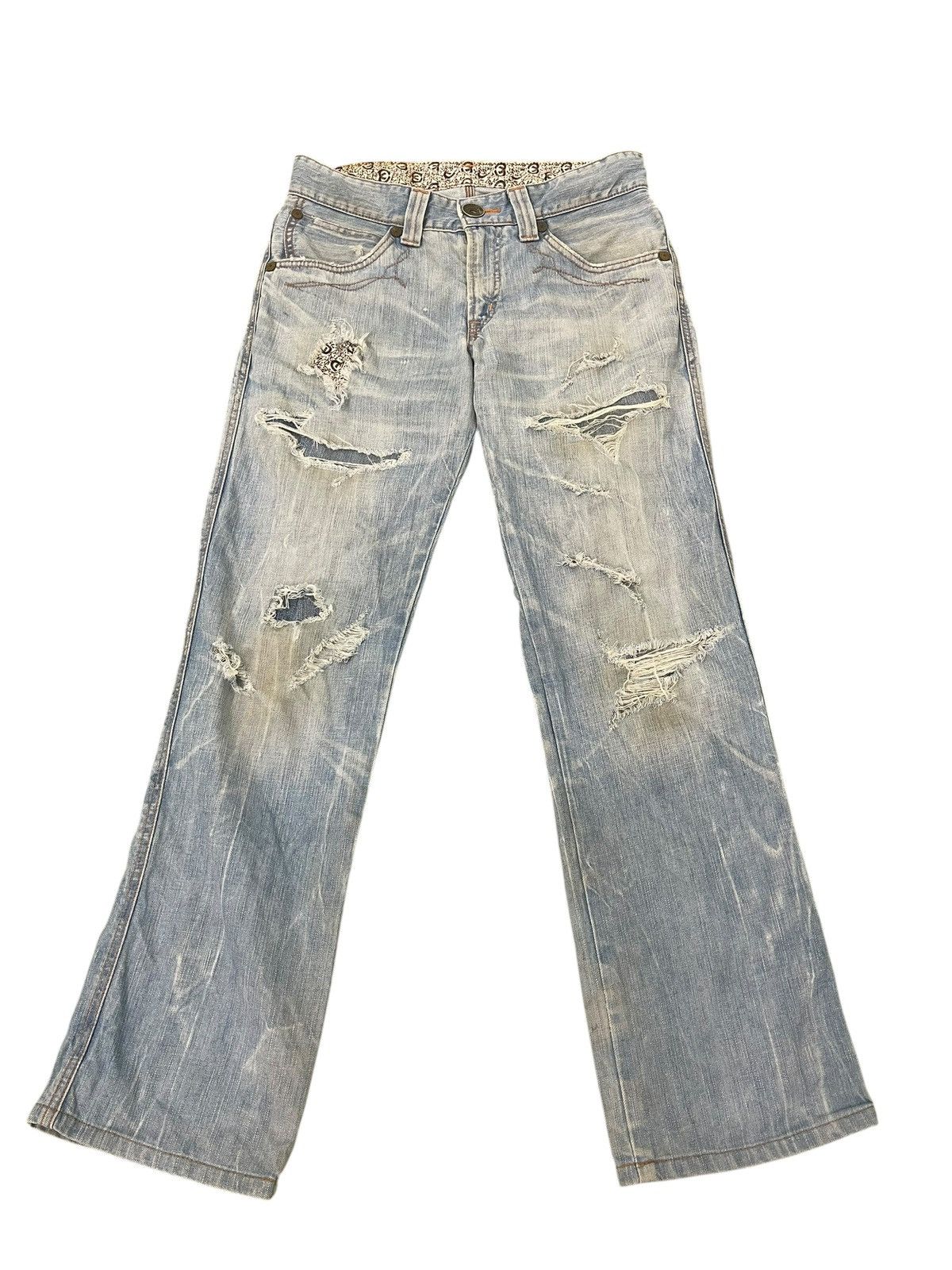 Hysteric Glamour Distress Jeans Edwin Japan Faded Regular Straight 2🟦5 Size US 31 - 1 Thumbnail