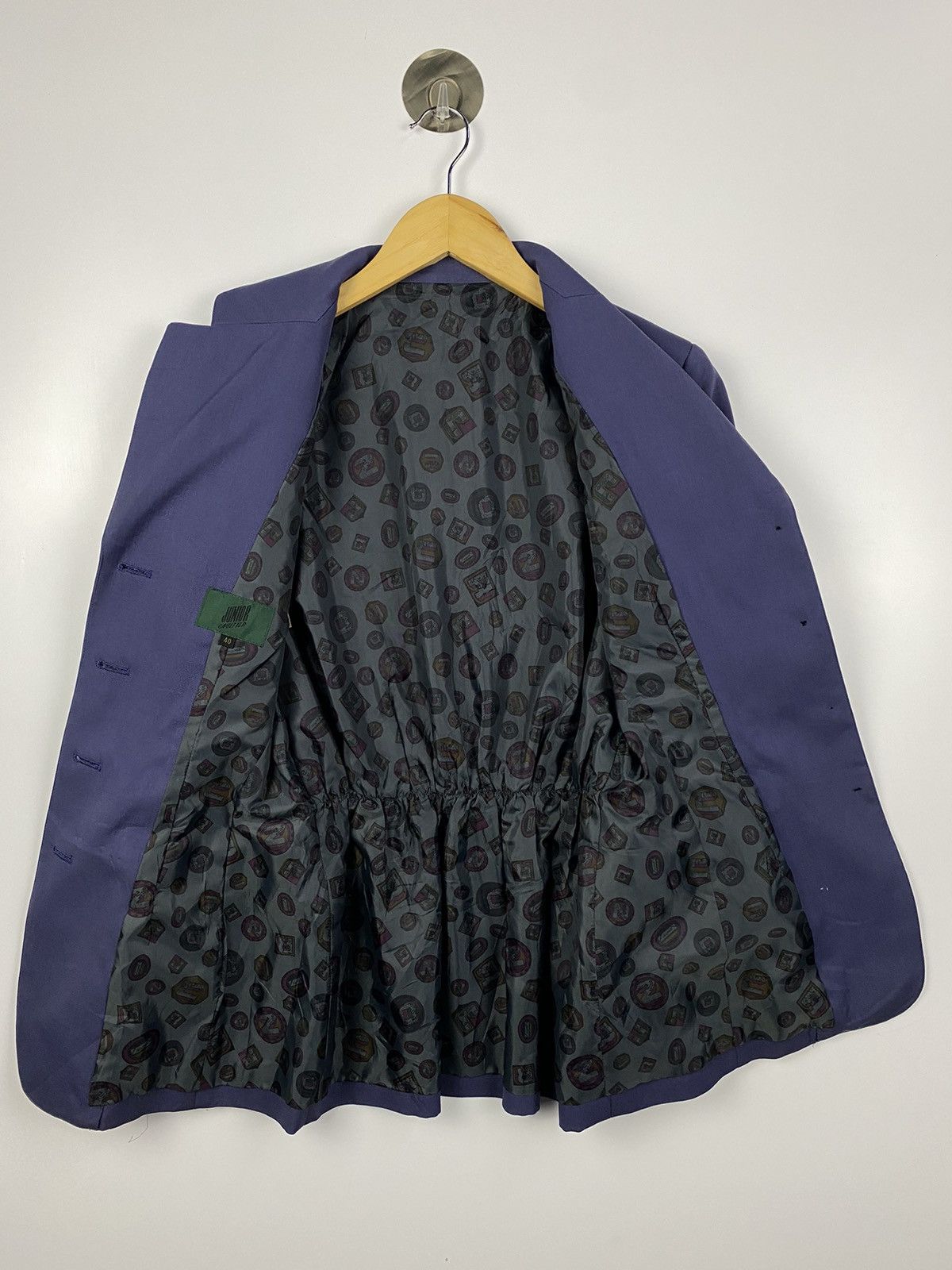 Jean Paul Gaultier ✅️Vintage Junior Gaultier Blazer Jacket Purple Size M / US 6-8 / IT 42-44 - 3 Thumbnail