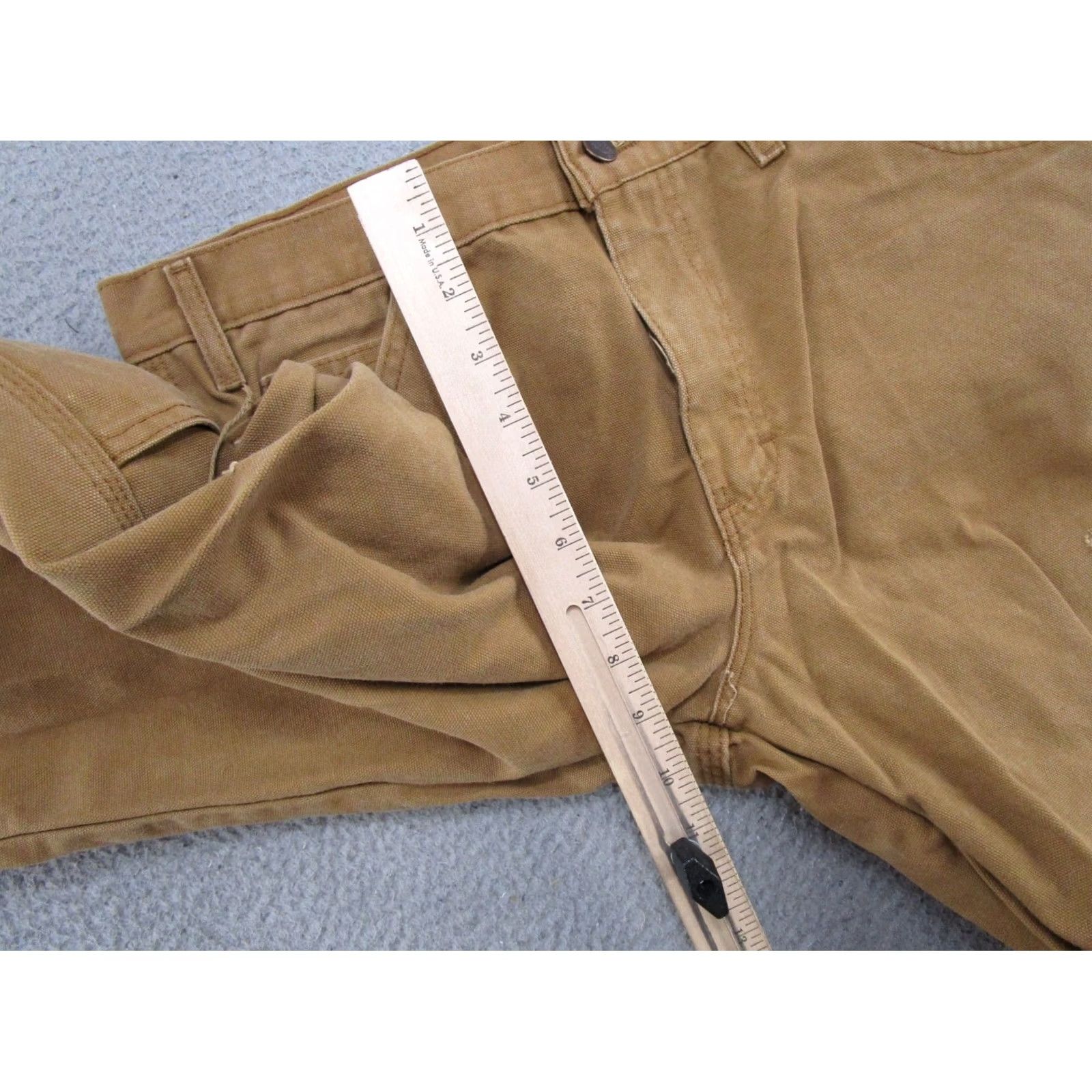 Dickies Dickies Work Wear Carpenter Style Pants Beige Canvas Size 32x33 Mens Regular 32in Inseam Straight Leg Canvas Workwear 90s Size US 32 / EU 48 - 7 Thumbnail