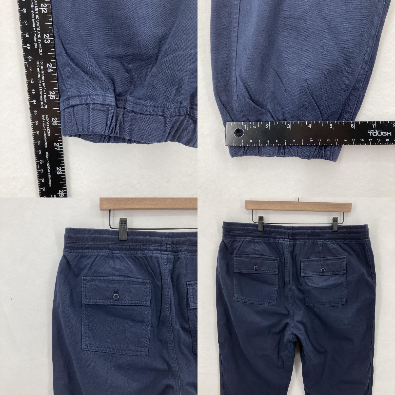 Gap GAP Pants Mens XL Blue Tapestry Navy Rib Pull On Joggers Garment Dyed Casual NWT Size US 36 / EU 52 - 9 Thumbnail