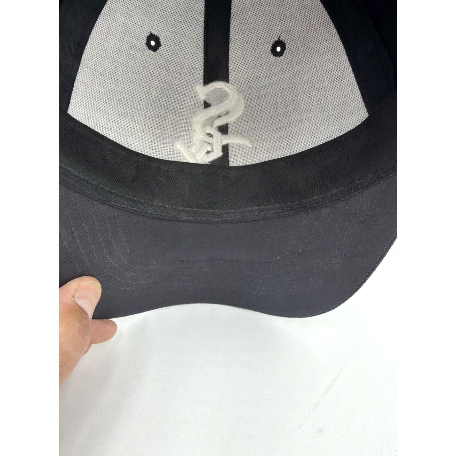 Twins VINTAGE Head Master Wool Blend Strapback Hat Chicago White Sox Twins Enterprises Baseball Cap Men One Size Black Size ONE SIZE - 7 Thumbnail