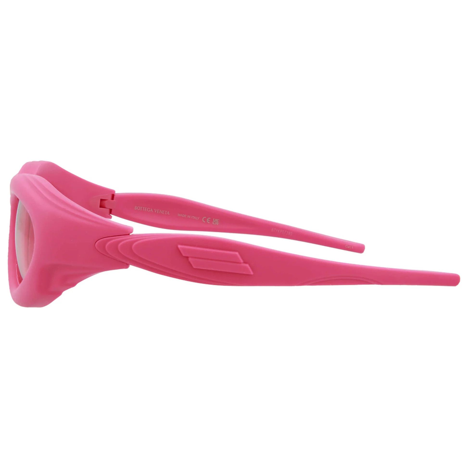 Bottega Veneta Pink BV1162S Injection Rubber Sunglasses Size ONE SIZE - 8 Thumbnail