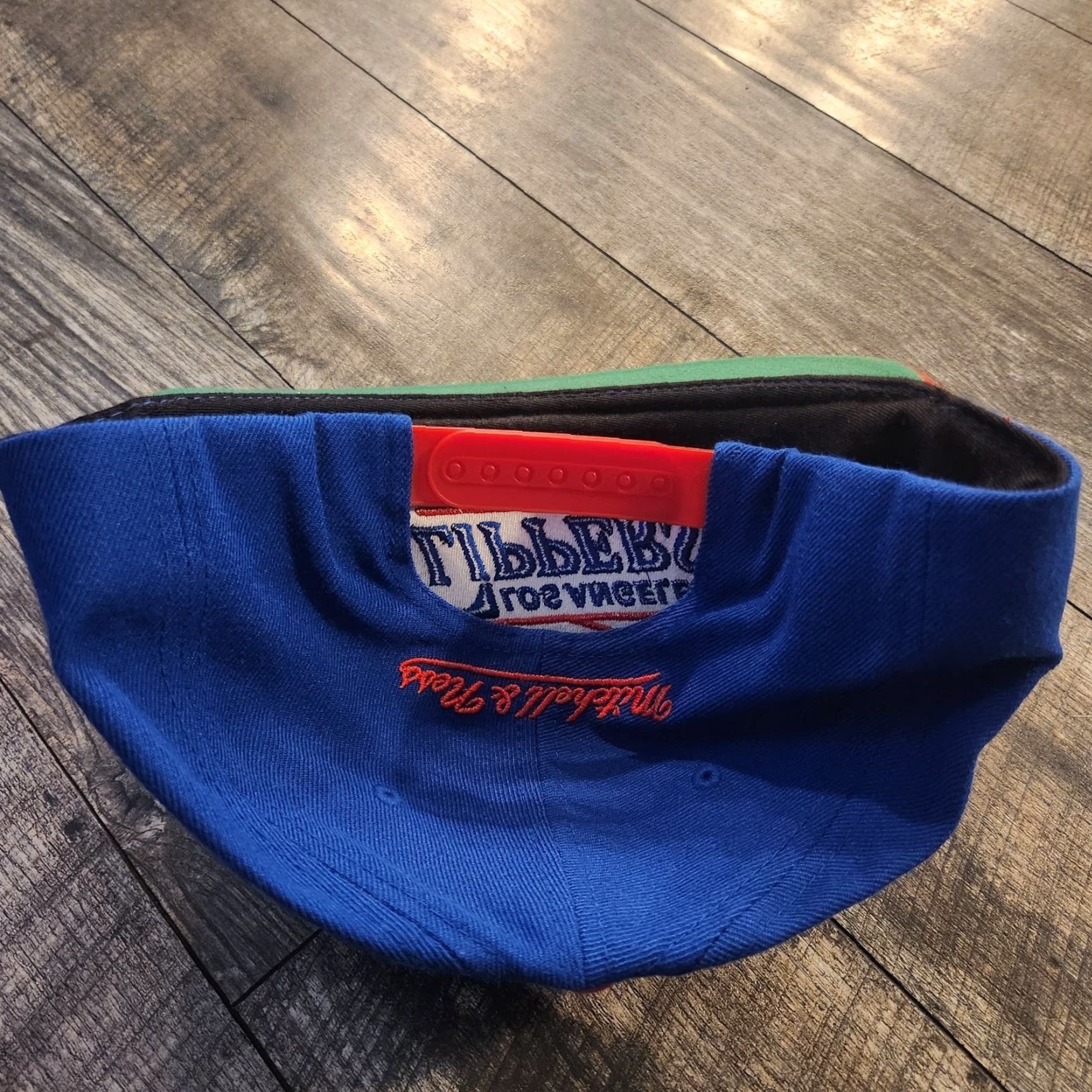 Mitchell & Ness Mitchell & Ness Clippers Hat Cap Snapback Classic Blue Red Clean Mens Snapback Blue Clippers Hat Cap Classic Red Blue Mens Size ONE SIZE - 4 Thumbnail
