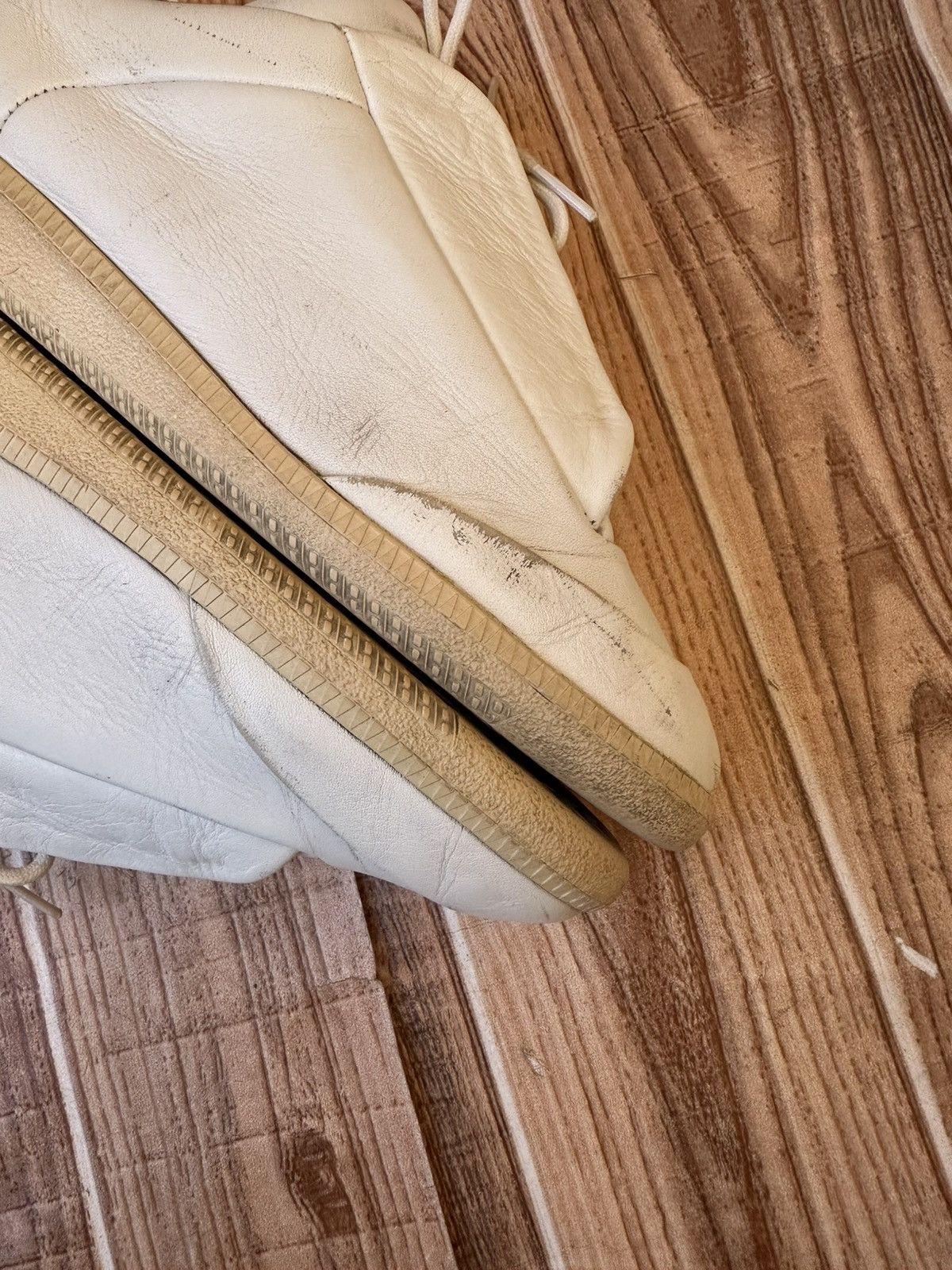 Maison Margiela Maison Margiela Futures White Leather Lowtops Size US 9 / EU 42 - 17 Thumbnail