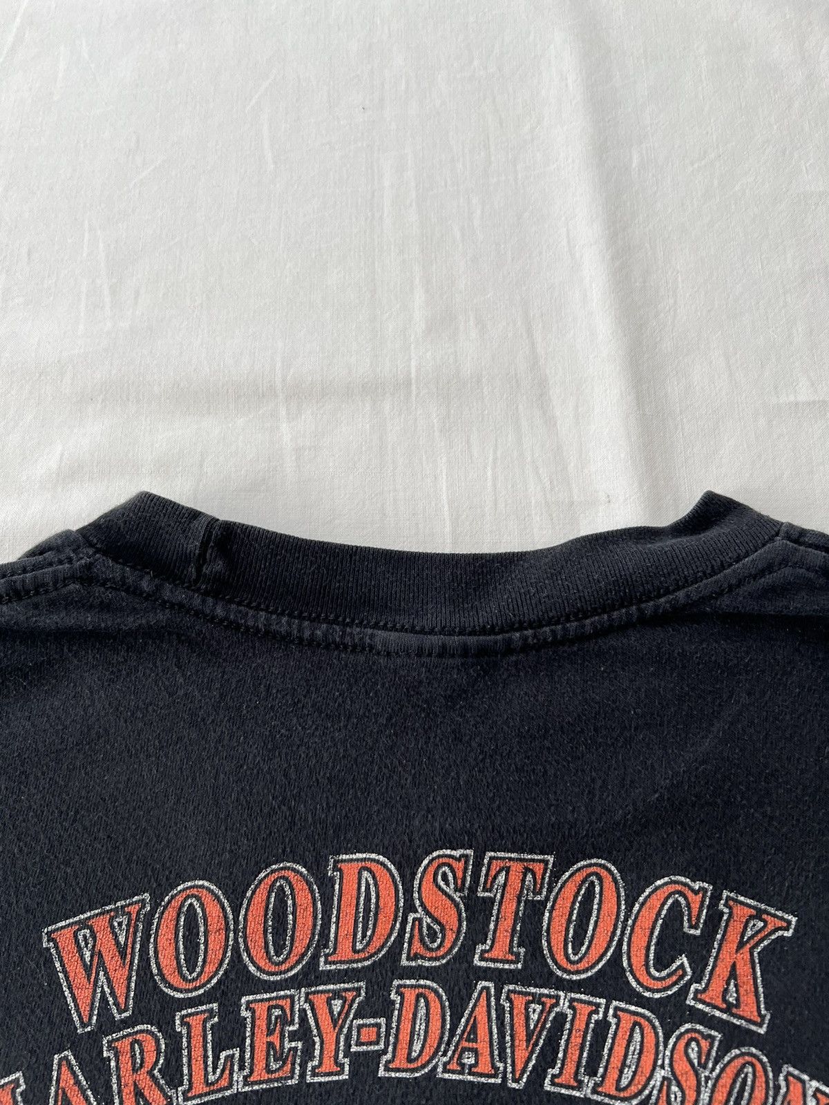 Harley Davidson Vintage 2011 Harley Davidson Motorcycles Eagle Woodstock Tee Size US L / EU 52-54 / 3 - 18 Thumbnail