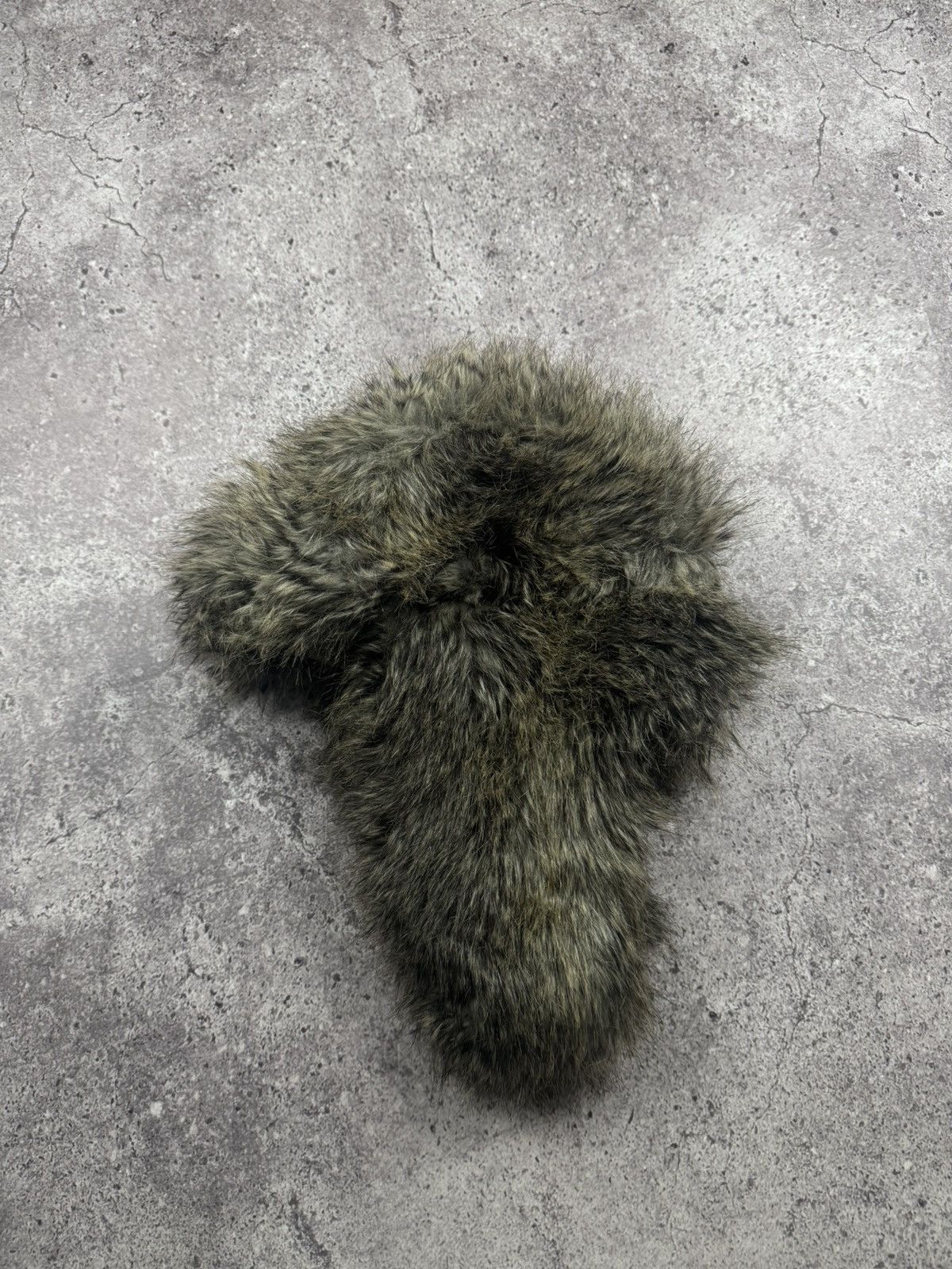 Japanese Brand Vintage Crazy Mohair Fuzzy Faux Fur Hat Ushanka Huge Size ONE SIZE - 1 Thumbnail