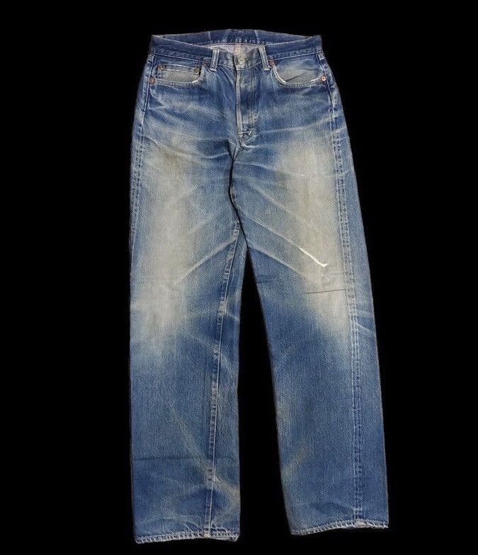 Japanese Brand HR MARKET WASHED BLUE SELVEDGE DISTRESSED JEANS Size US 29 - 1 Thumbnail