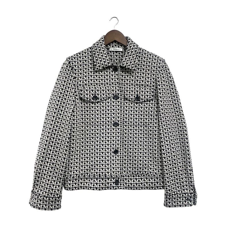 Max Mara Max Mara Full-print single-breasted hoodless jacket Size L / US 10 / IT 46 - 1 Thumbnail