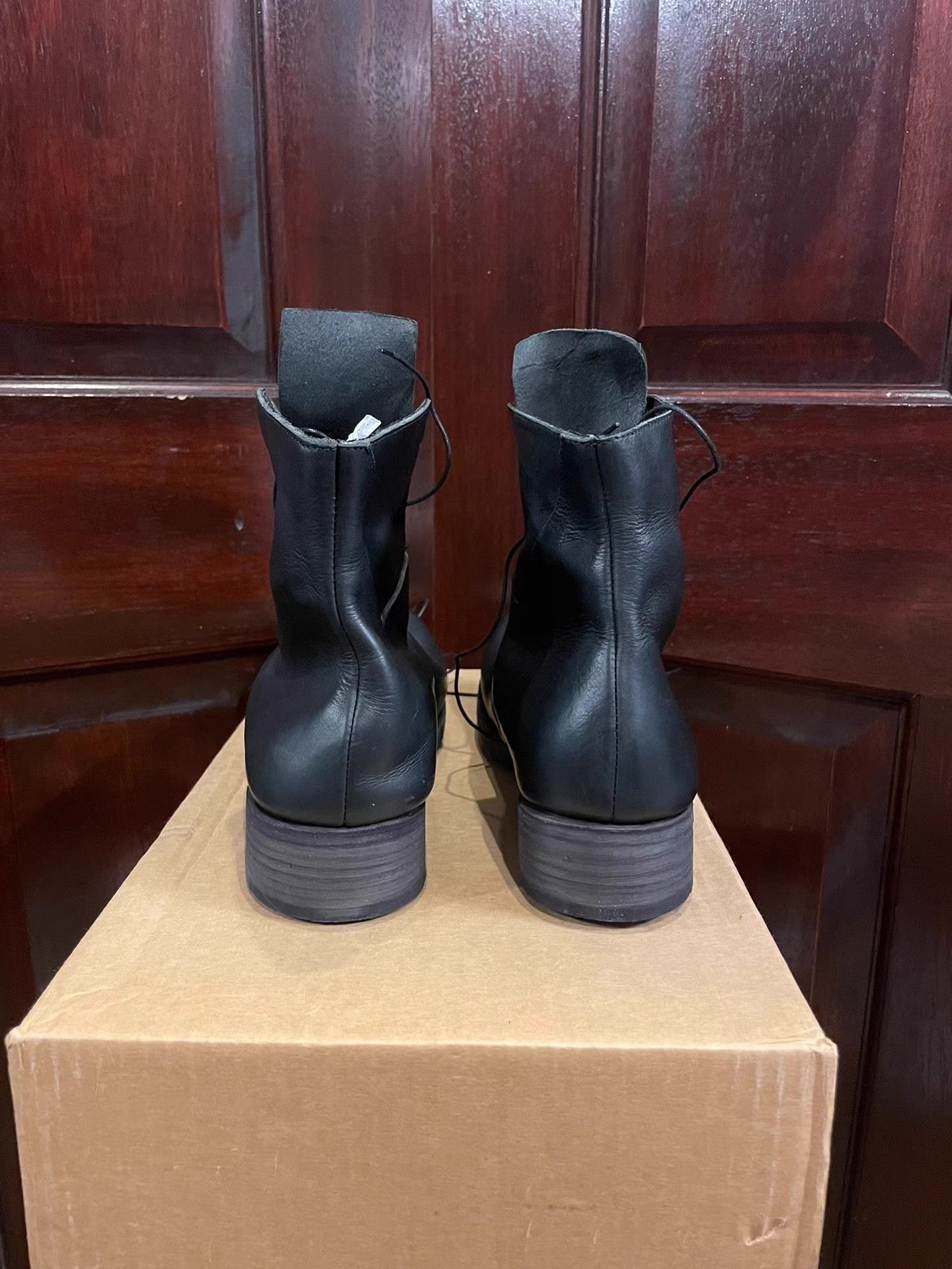 Ma+ m.a+ Women's Black Staple Short Boots Ｑ25 Size US 5 / IT 35 - 2 Thumbnail