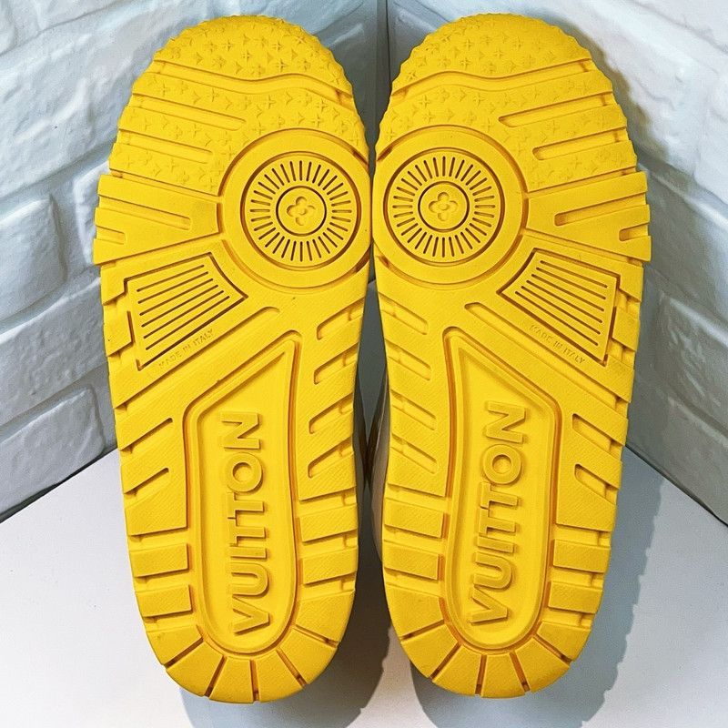 Louis Vuitton Louis Vuitton Trainer Maxi Low Top Sneakers -2508 Size US 8.5 / EU 41-42 - 4 Thumbnail