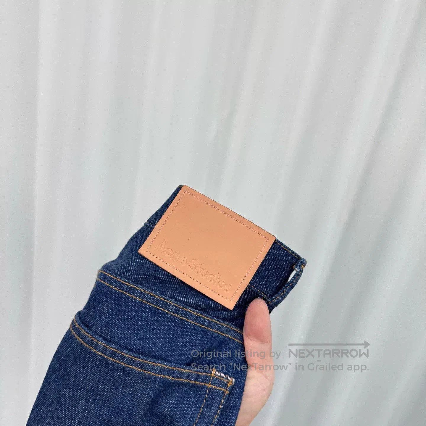 Acne Studios acne studios denim pants with leather label. Size US 31 - 6 Thumbnail