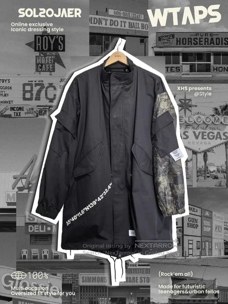 Wtaps Wtaps Classic medium-length fish-tail military-style windb Size US S / EU 44-46 / 1 - 1 Thumbnail