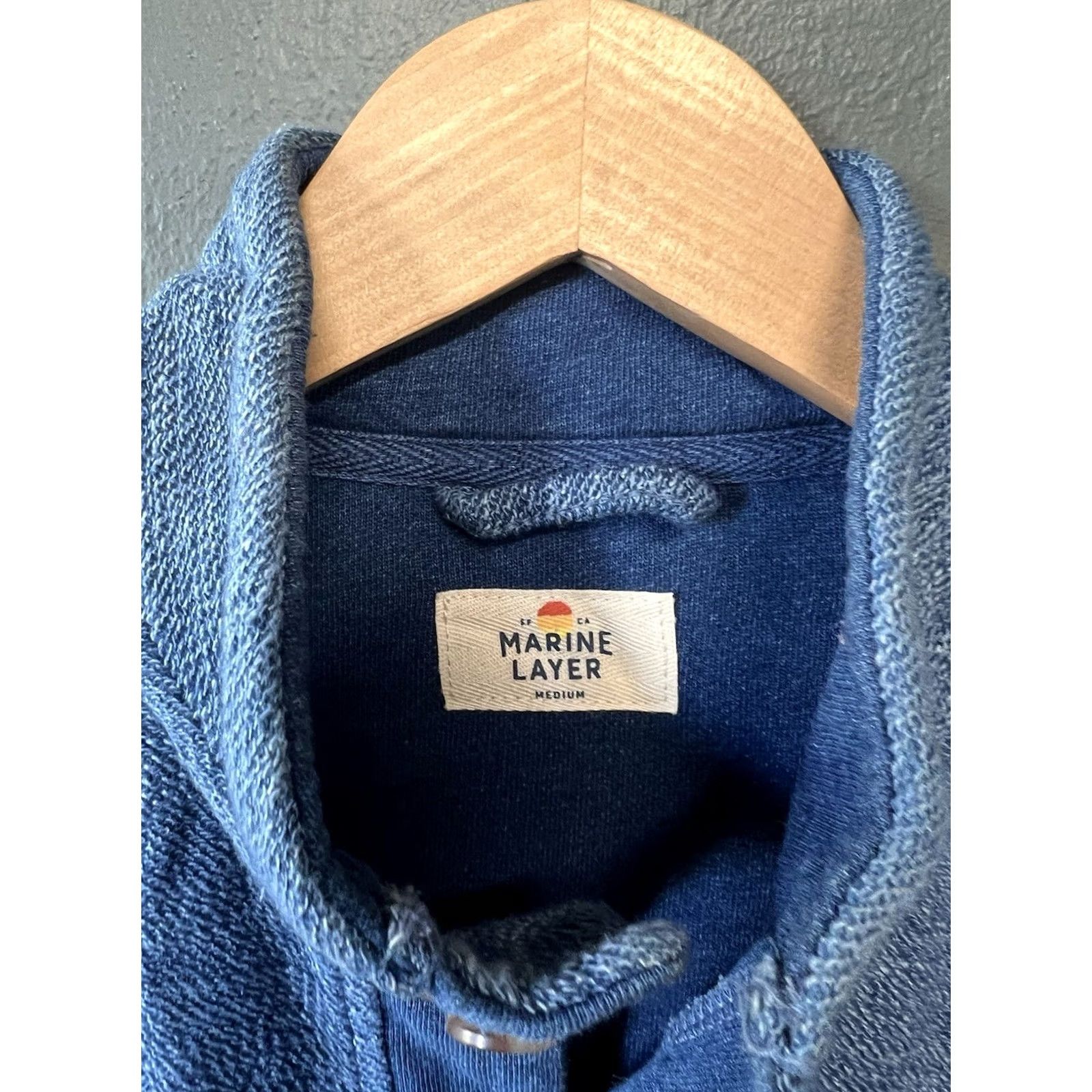 Marine Layer Marine Layer Top Pullover Quarter Button Up Blue Size Medium Men’s Size US M / EU 48-50 / 2 - 3 Thumbnail