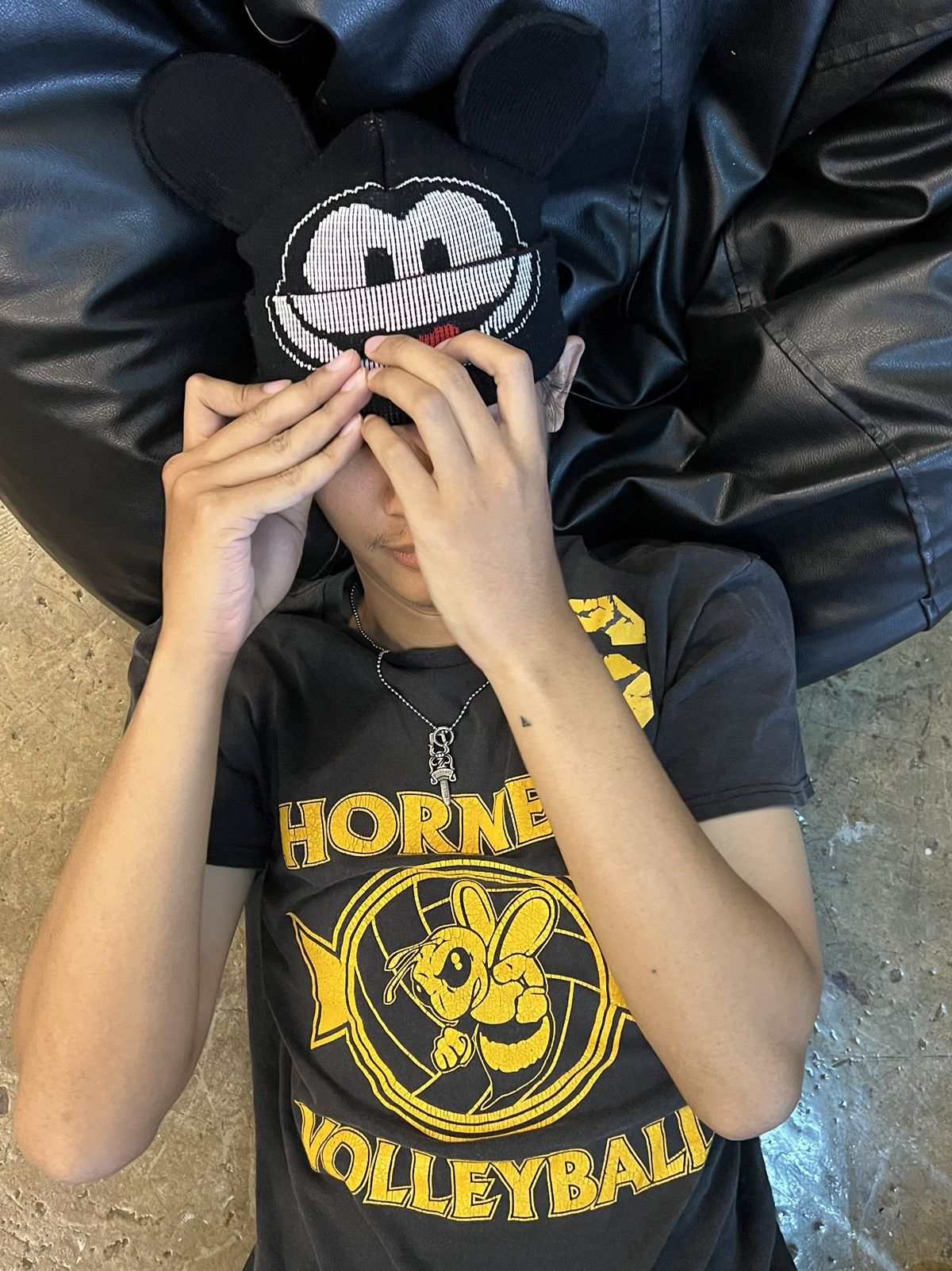 Japanese Brand × Vintage 😈 Vintage Devil Mickey Beanie Hat Size ONE SIZE - 4 Thumbnail