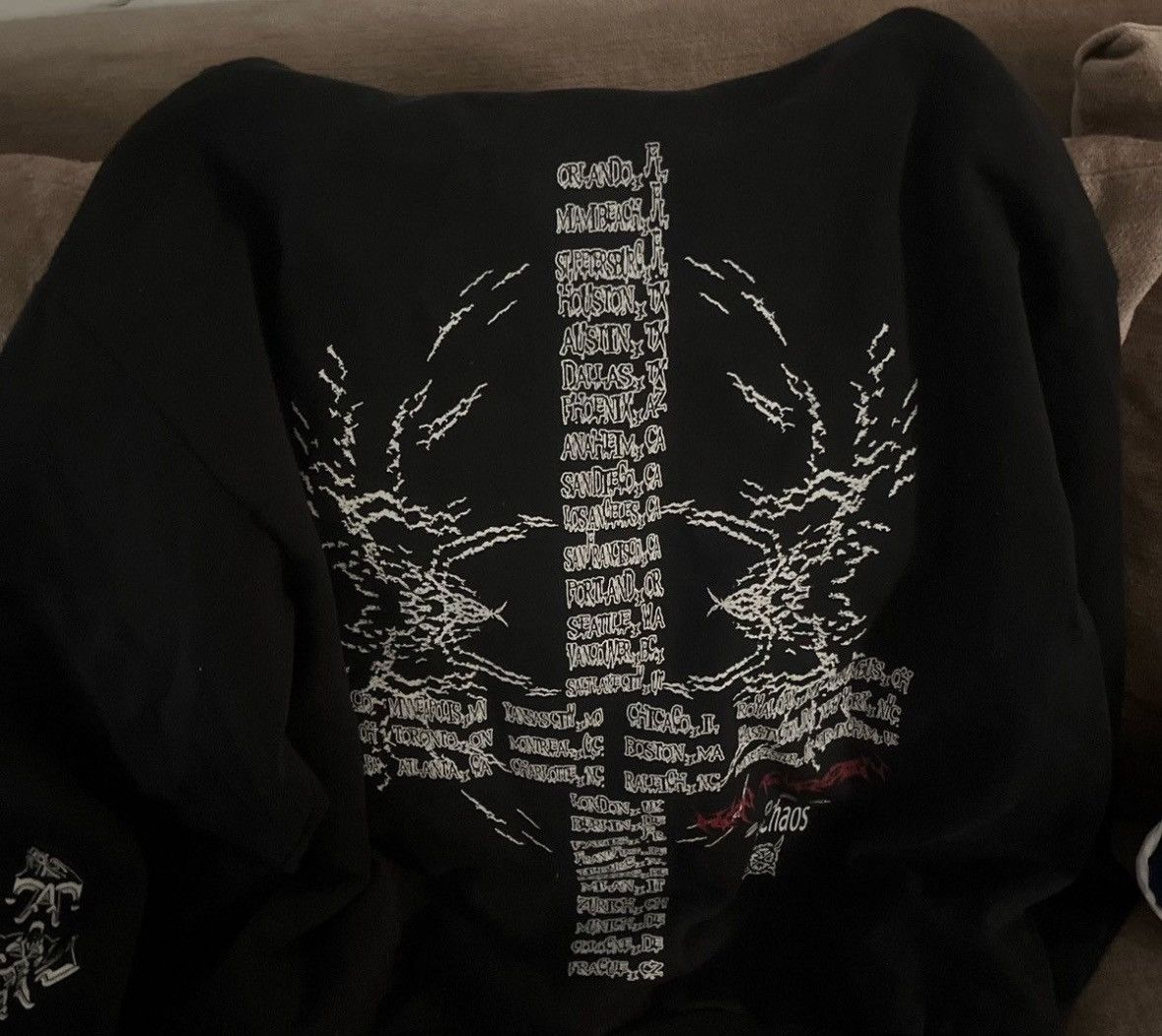 Ken Carson × Playboi Carti AGC TOUR GO GORE ZIP UP Size US XL / EU 56 / 4 - 2 Thumbnail