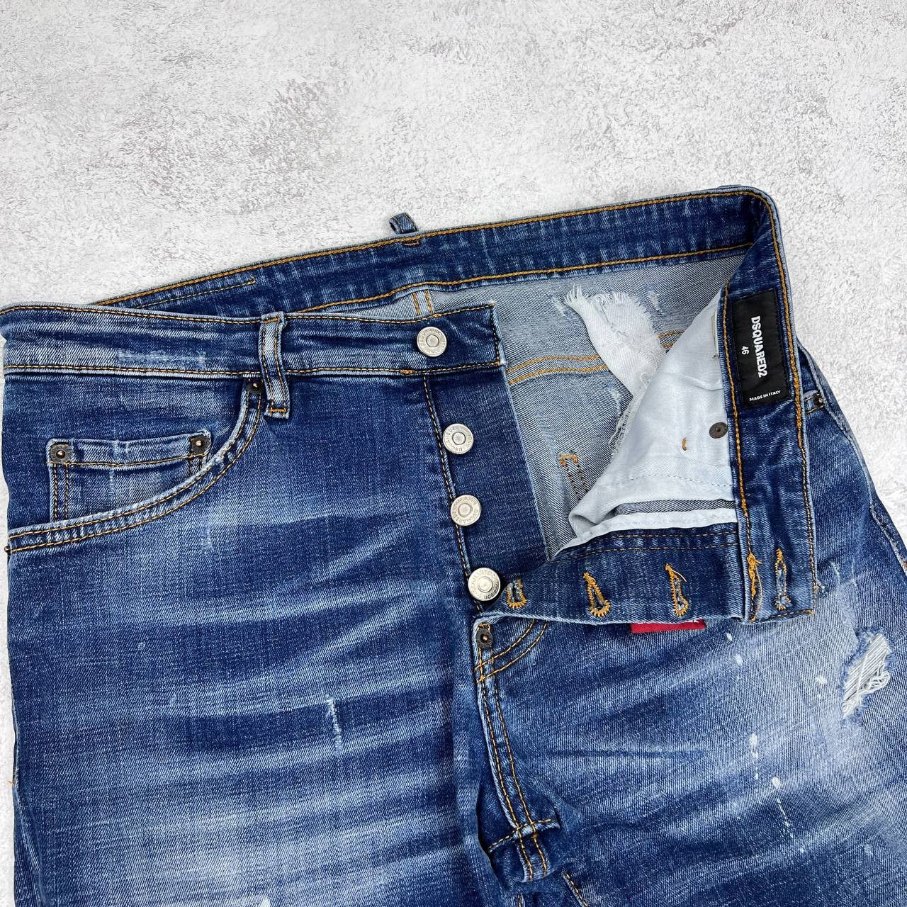 Dsquared2 Dsquared2 Men’s Jeans Distressed Paint Splatter Size US 30 / EU 46 - 9 Thumbnail