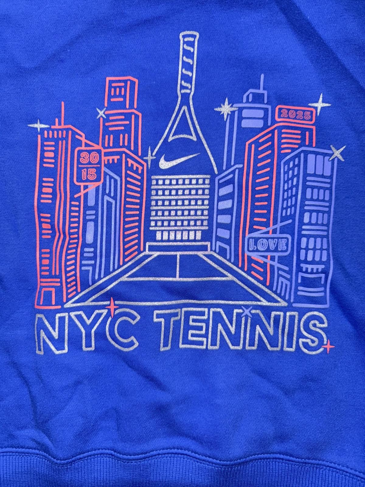 Nike Unreleased Nike Womens Tennis NYC Tennis Flushing Meadows Crew Neck Sweater Size S / US 4 / IT 40 - 4 Thumbnail