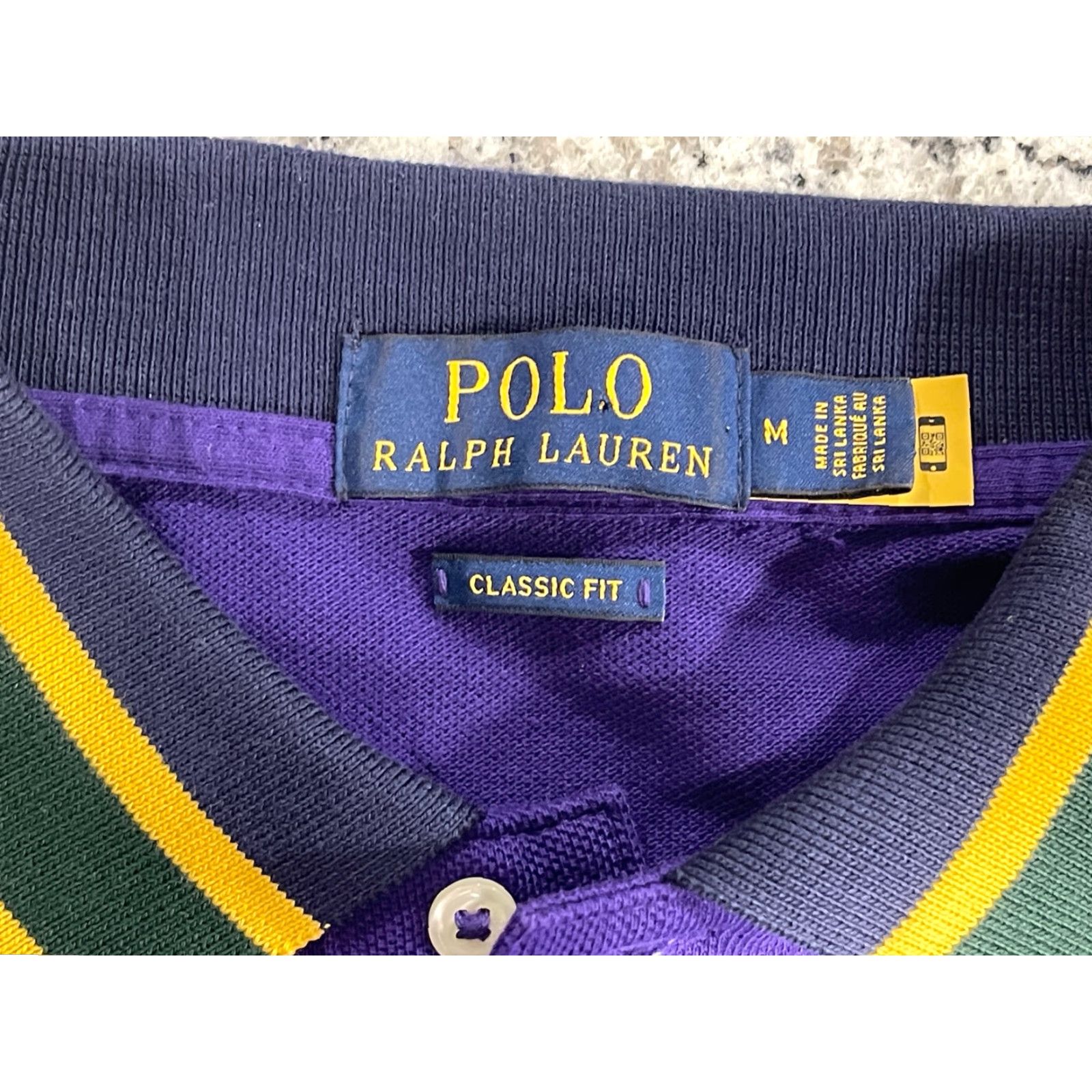 Polo Ralph Lauren VINTAGE Polo Ralph Lauren Big Pony Rugby Shirt Men M Purple Navy Tokyo Crown RL Crest 80s 90s Rugby Mens Polo Ralph Lauren Big Pony Size US M / EU 48-50 / 2 - 3 Thumbnail