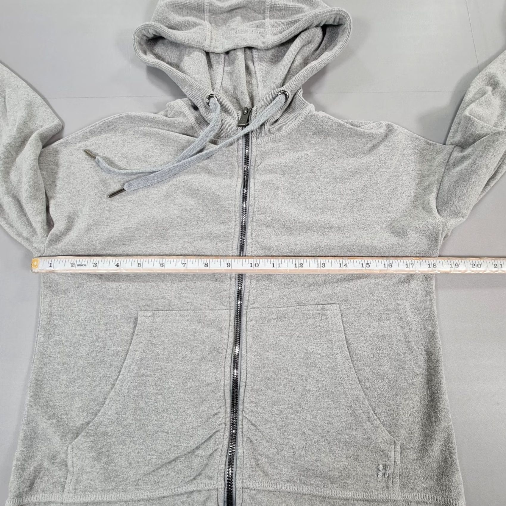 Sweaty Betty VINTAGE Sweaty Betty Hoodie Womens Grey XXS Full Zip Fleece Pullover with Pockets Size XXS / US 00 / IT 34 - 6 Thumbnail