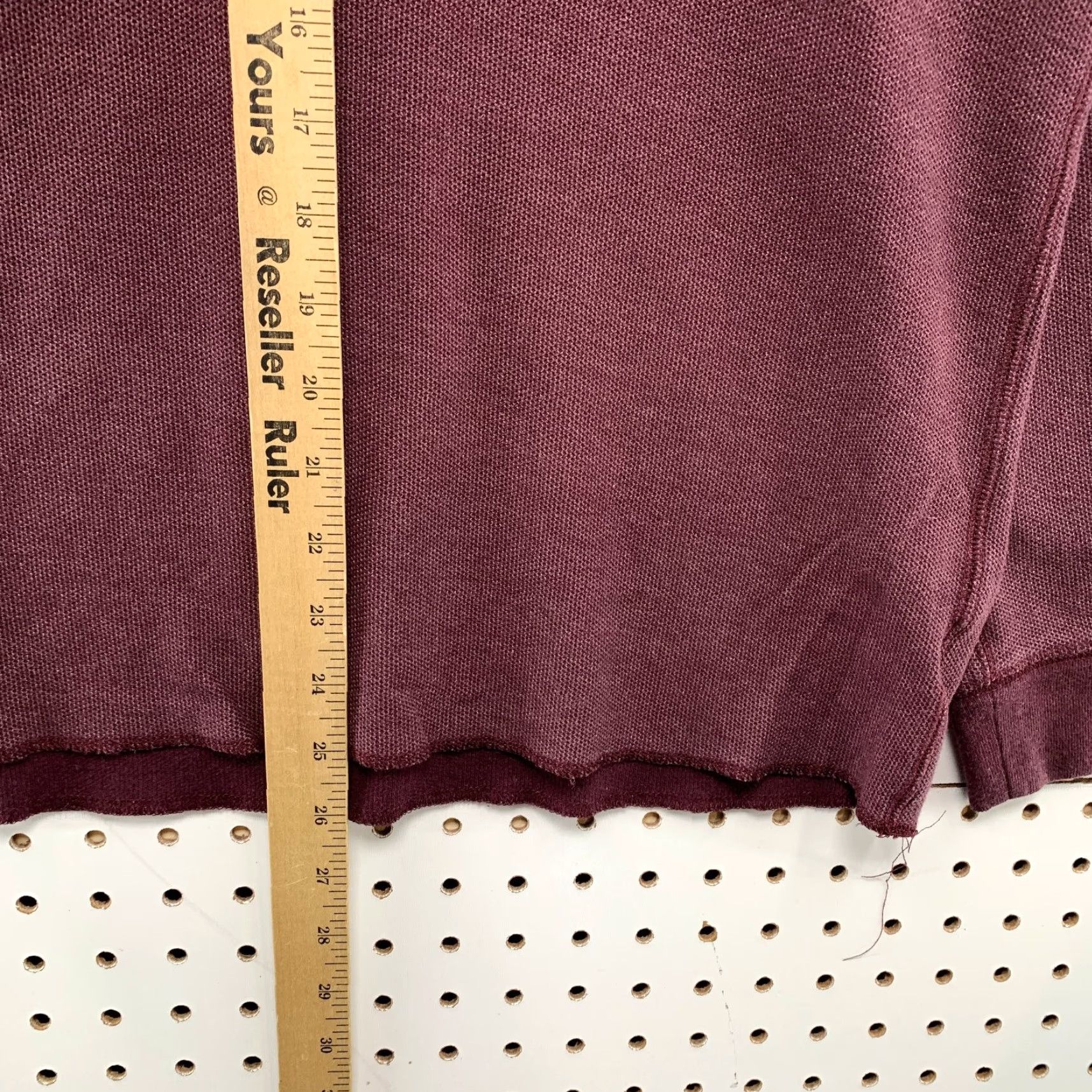 UNTUCKit UNTUCKit Henley Shirt Mens Large Burgundy Long Sleeve Pullover Size US L / EU 52-54 / 3 - 7 Thumbnail