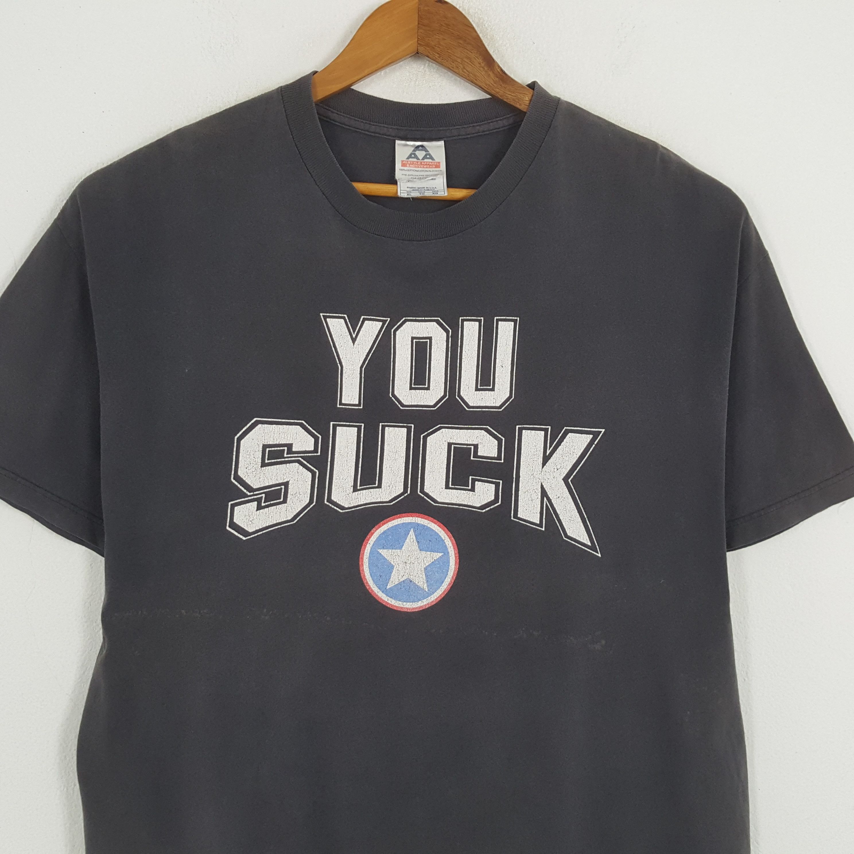 Vintage × WWE Vintage WWE KURT ANGLE American Wrestling Champion T-Shirts Size US XL / EU 56 / 4 - 2 Thumbnail