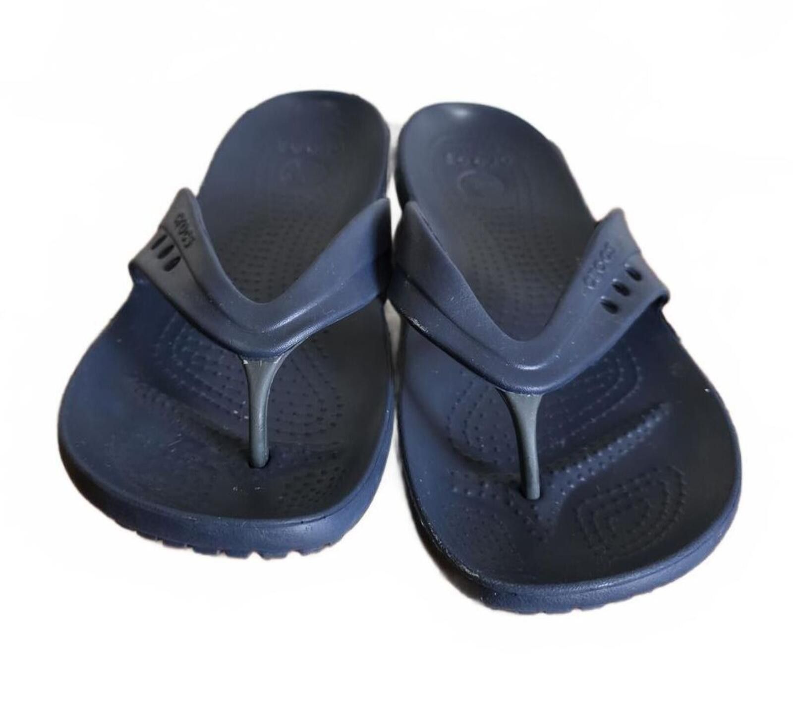 Crocs Crocs Kadee Navy Blue Classic Flip Flop Sandals Size 8 W 8 Size US 8 / IT 38 - 4 Thumbnail