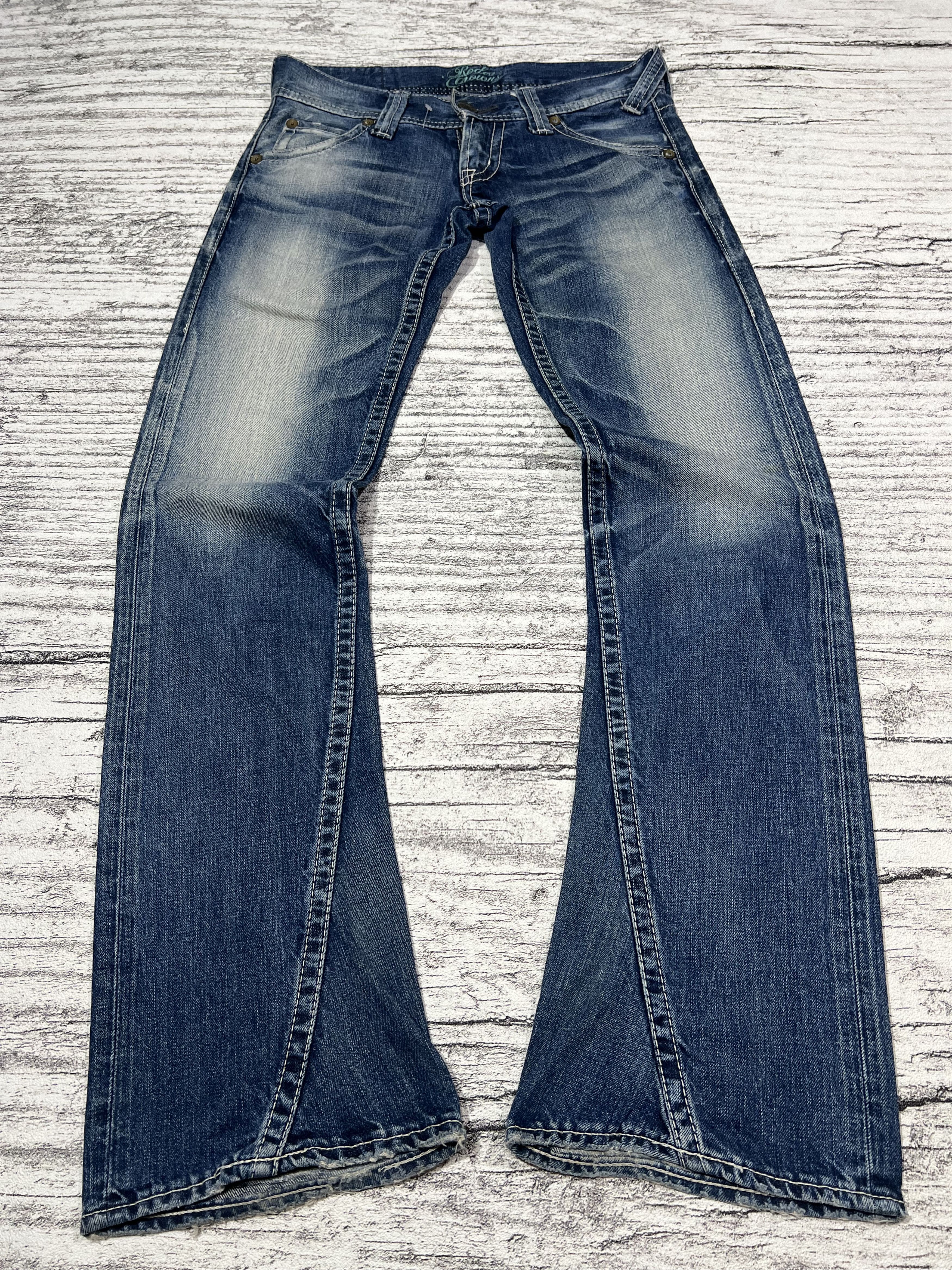 Japanese Brand 2000s Hysteric Flare Bootcut Wash Jeans y2k Lgb Ifsixwasnine Size US 31 - 1 Thumbnail