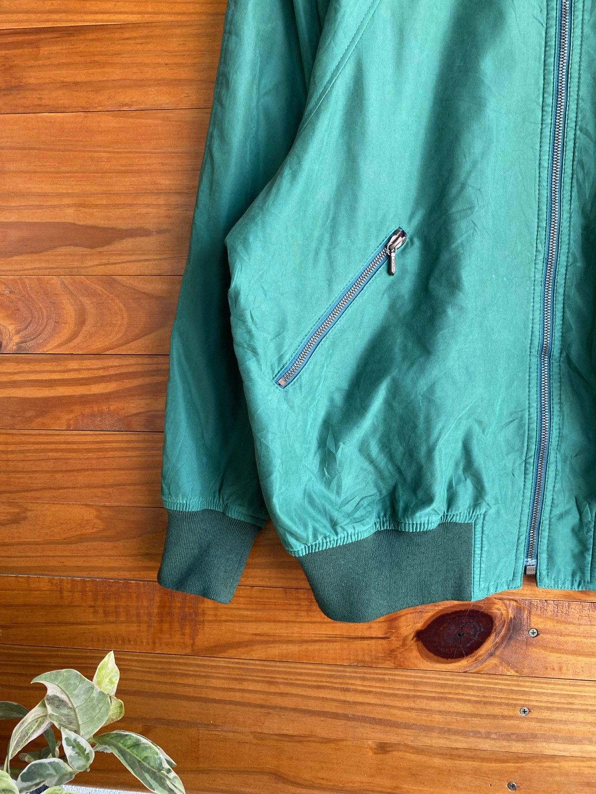 Japanese Brand Vintage Japanese Reversible Bomber Green Flight Jacket Size US L / EU 52-54 / 3 - 17 Thumbnail