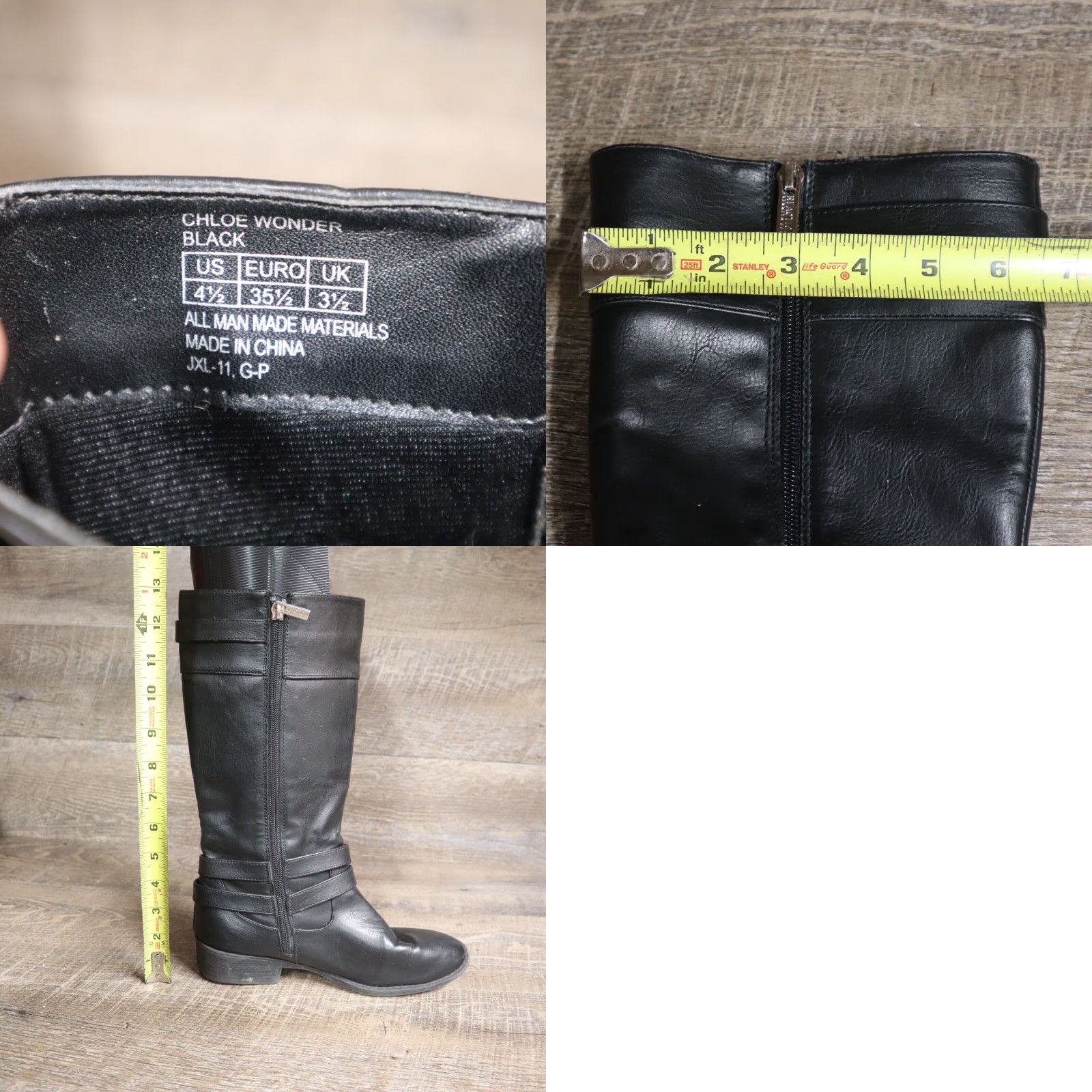Kenneth Cole Reaction Kenneth Cole Black Dress Boots Chloe Wonder Women's Size 4.5 Size S / US 4 / IT 40 - 8 Thumbnail
