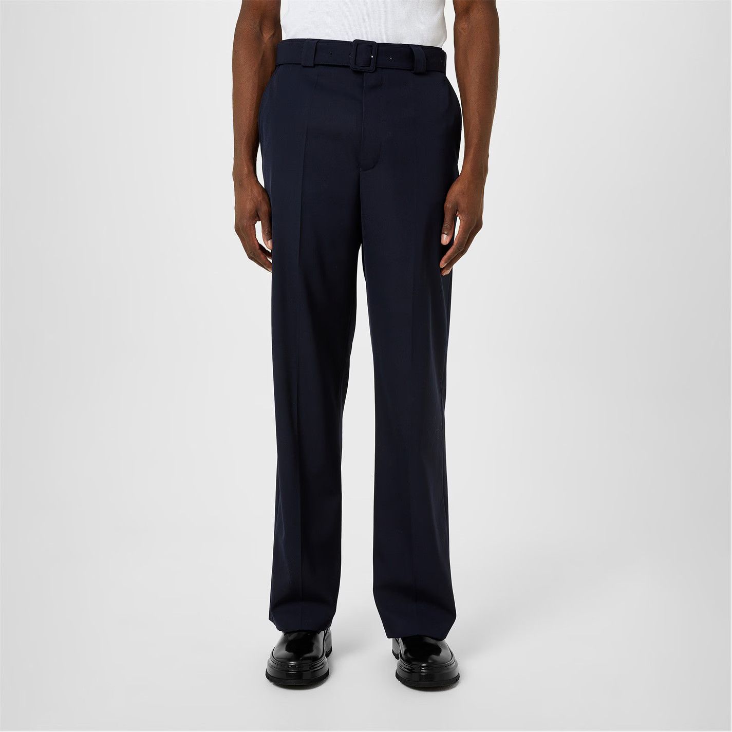 Dries Van Noten o1g2r1mq0426 Paulson Trouser in Navy Blue Size US 32 / EU 48 - 2 Thumbnail