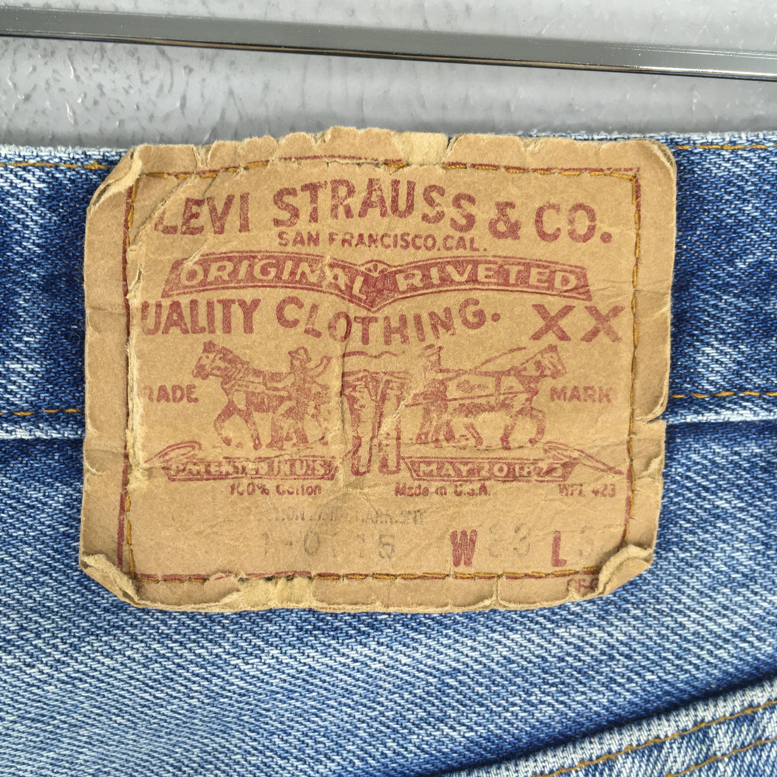 Levi's Size 30x31 Vintage 90s Levi's 501 Faded Blue Jeans S1078 Size US 30 / EU 46 - 10 Thumbnail