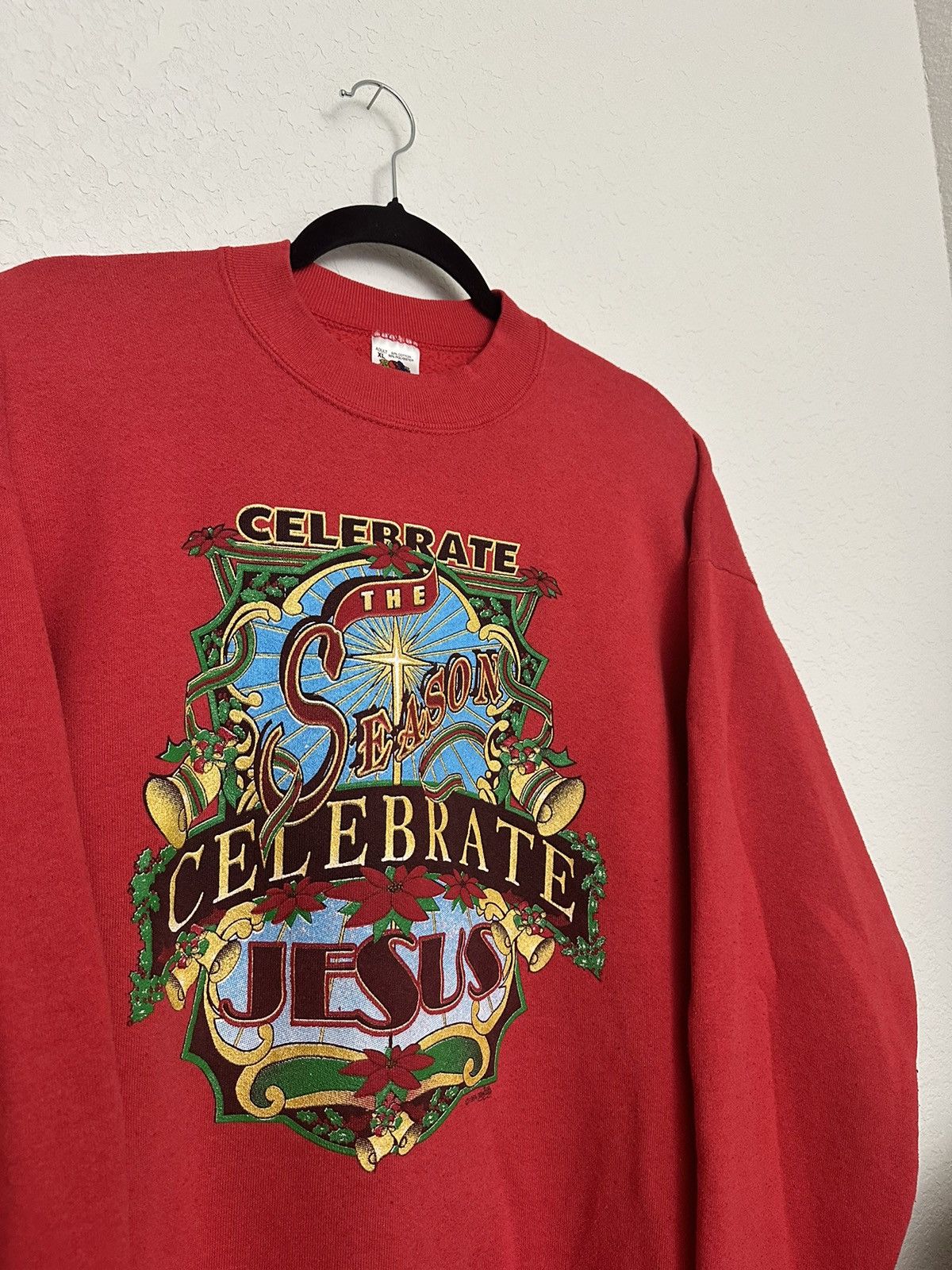 Vintage Vintage 1994 Christmas Szn Celebrate Jesus Crewneck XL Size US XL / EU 56 / 4 - 1 Thumbnail