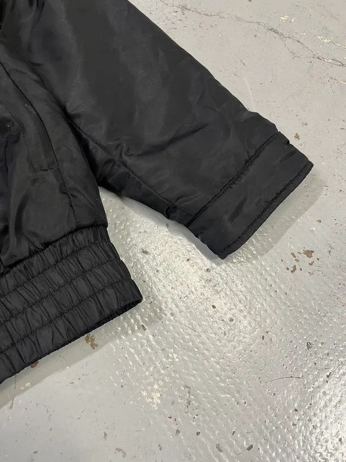 Moschino 2010s Moschino Black Nylon Ribbed Cuff Bomber Jacket Size US M / EU 48-50 / 2 - 6 Thumbnail
