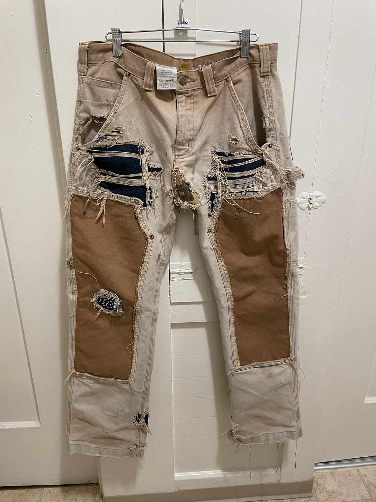 image of Carhartt x Vintage Double Knees in Brown, Men's (Size 31)