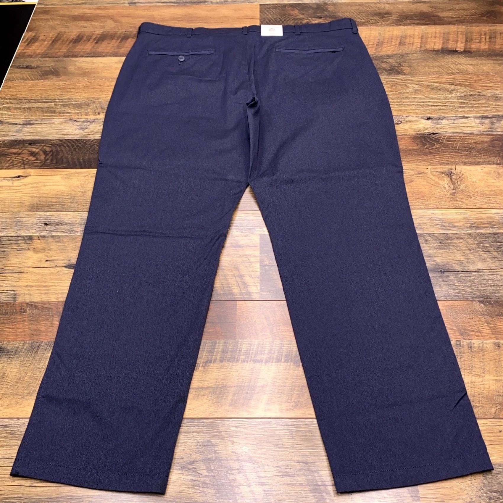 English Laundry Pants Mens Adult 40x30 Chino Stretch Flat Front Blue Maritime New, Men's — image 2 of 6