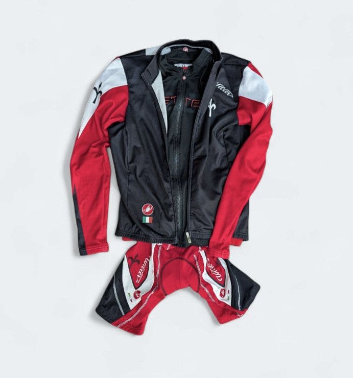 Other CASTELLI Cycling Kit 3 Pcs Set Jersey Long Sleeve Bibs Size US M / EU 48-50 / 2 - 16 Thumbnail
