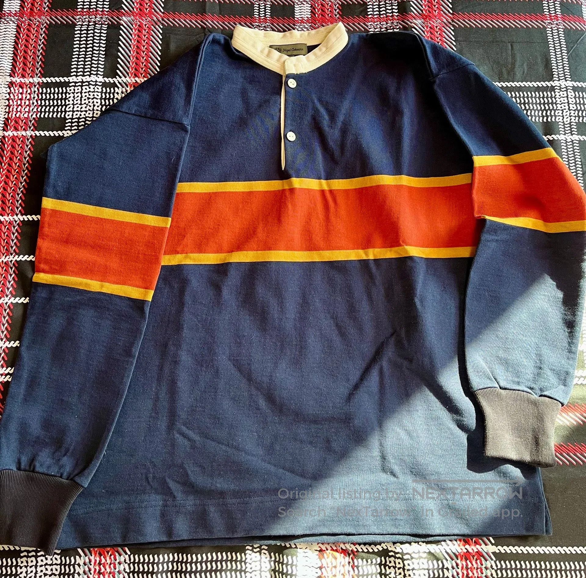 Nigel Cabourn Nigel Cabourn Vintage Rugby Sweatshirt. Size US M / EU 48-50 / 2 - 1 Thumbnail